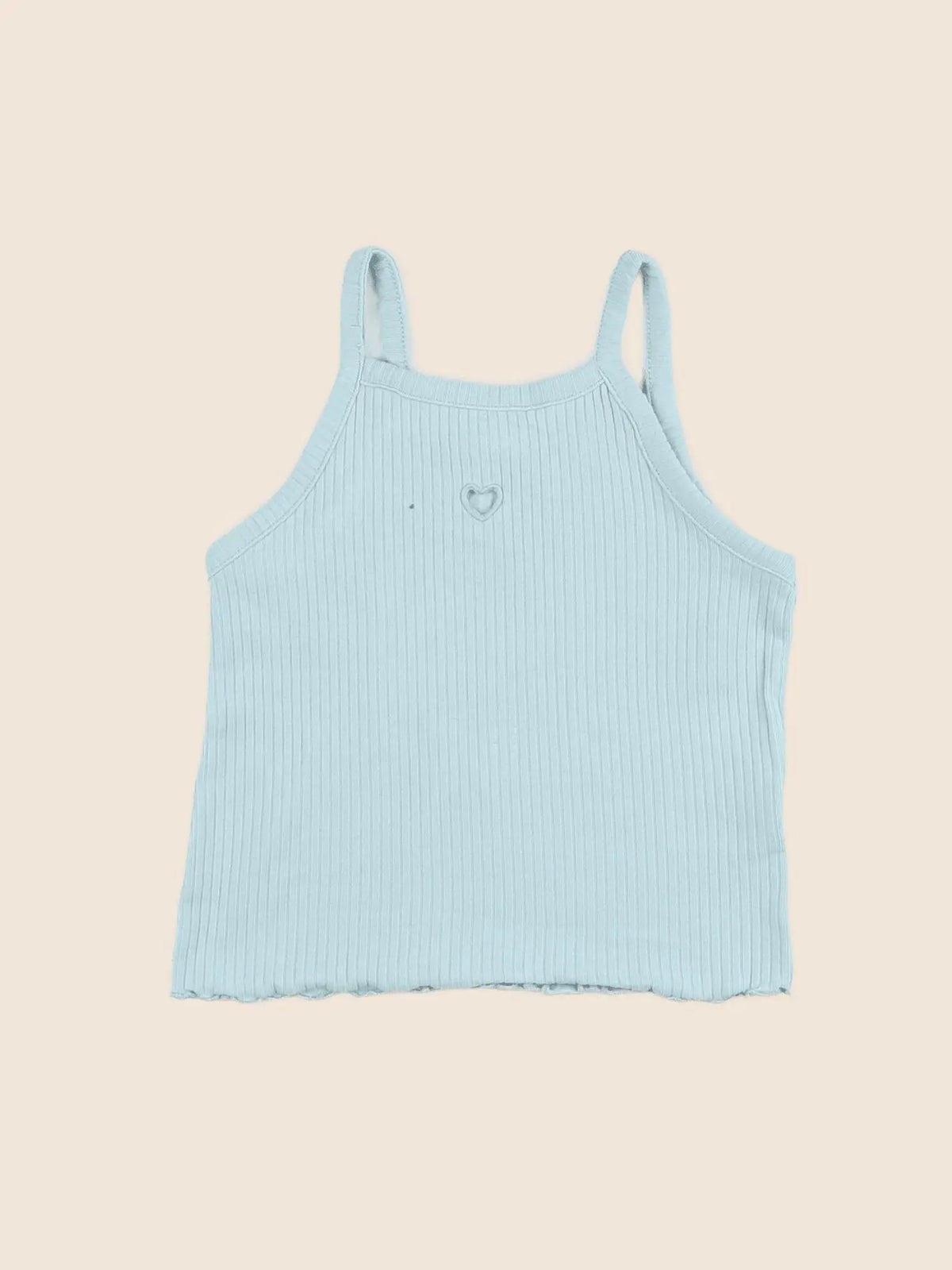 H&M - débardeur bleu - 3 mois