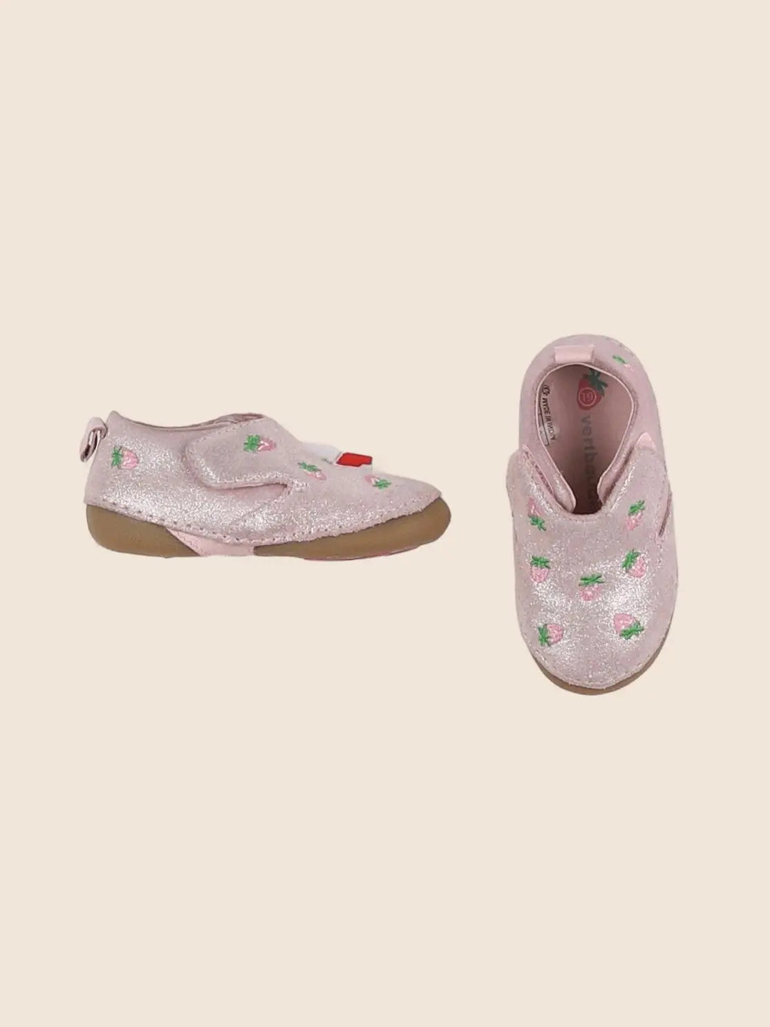 Vertbaudet - chaussons rose - pointure 19