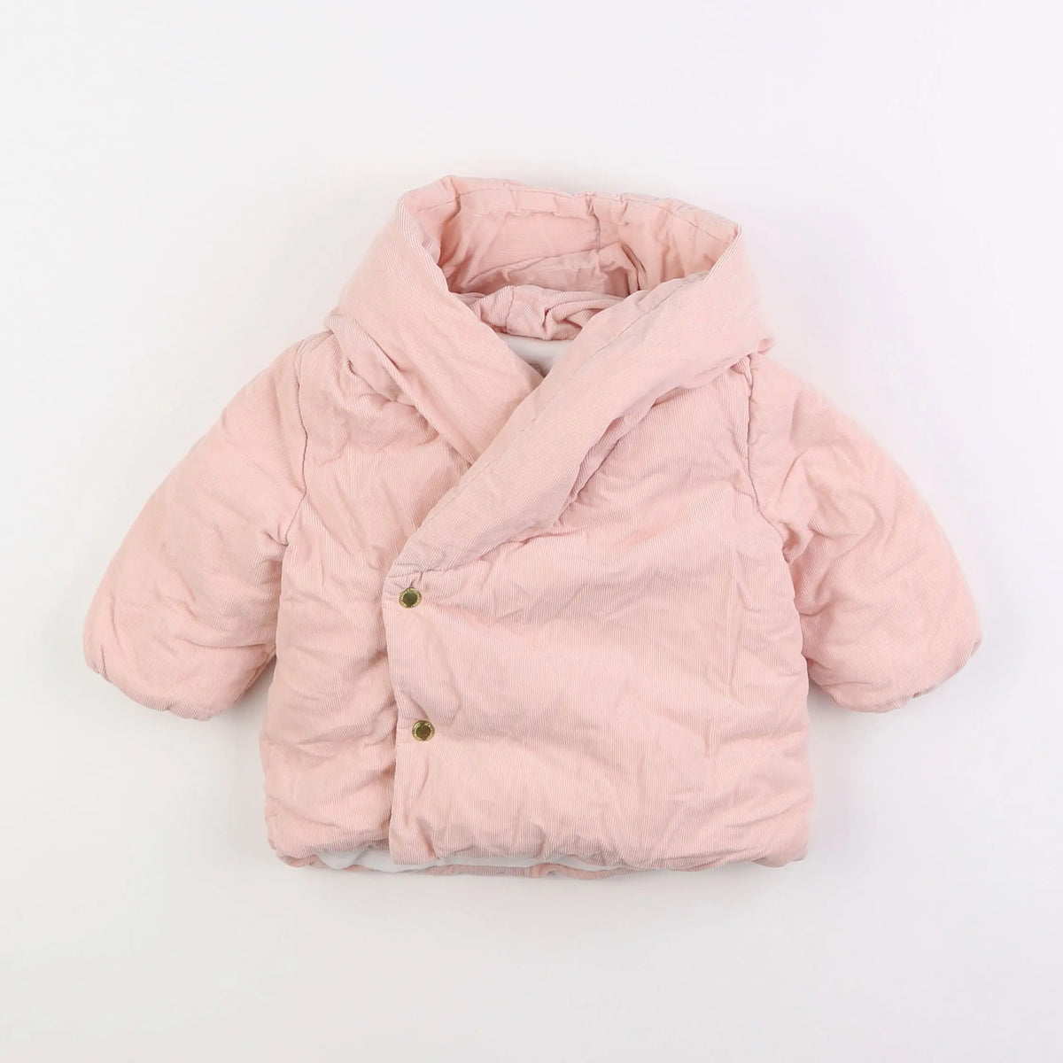 Vertbaudet - veste doublé rose - 9 mois