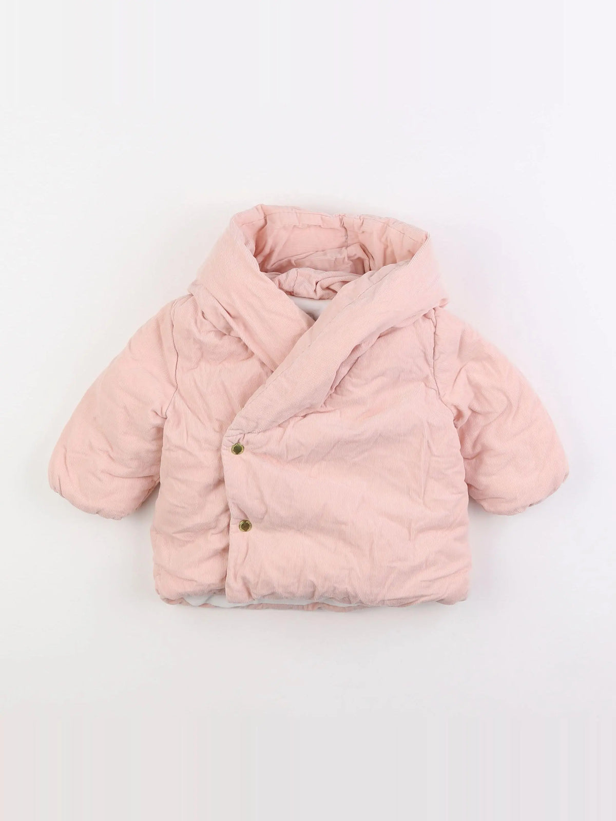 Vertbaudet - veste doublé rose - 18 mois