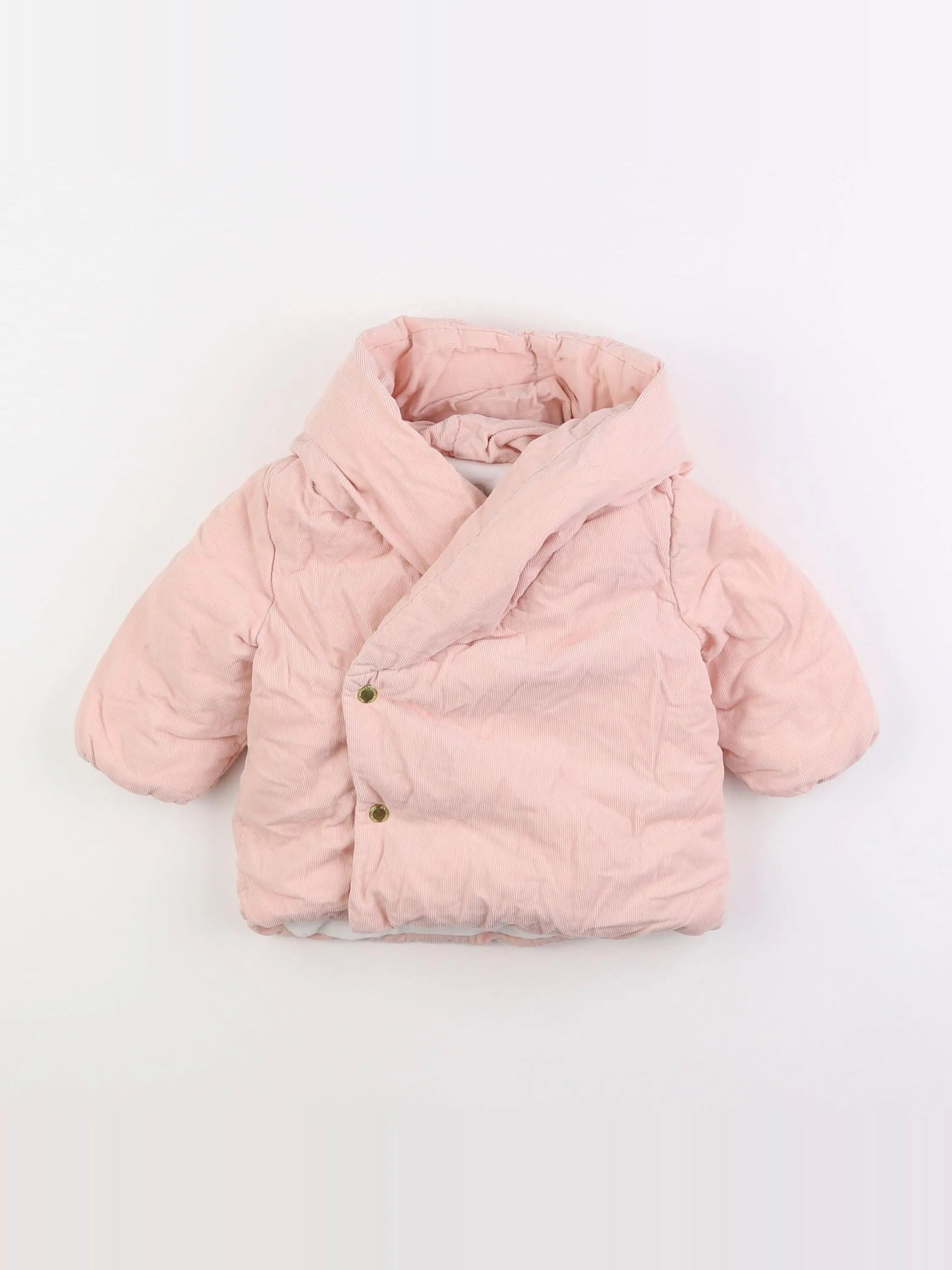 Vertbaudet - veste doublé rose - 18 mois