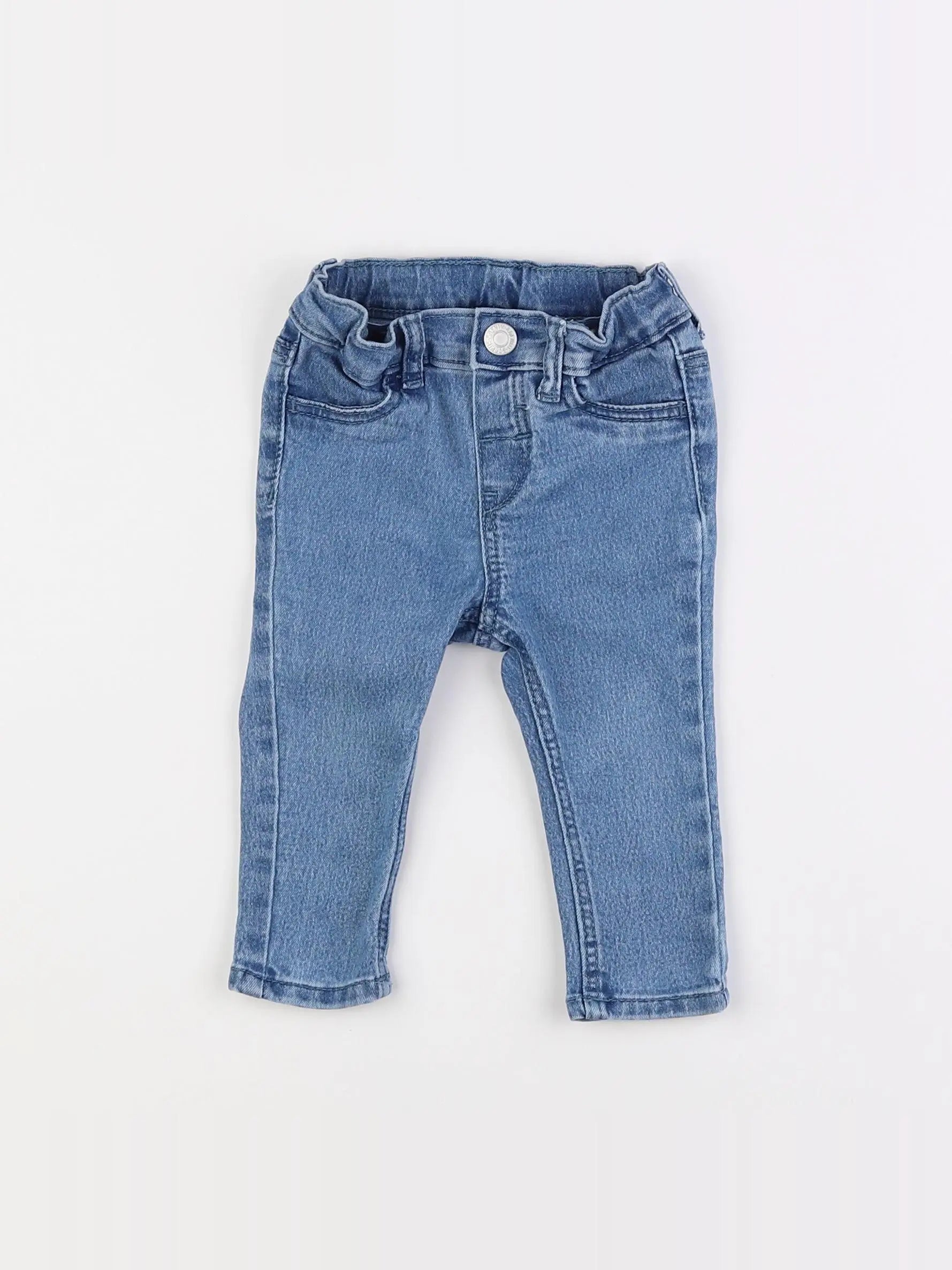 H&M - jean bleu - 4/6 mois