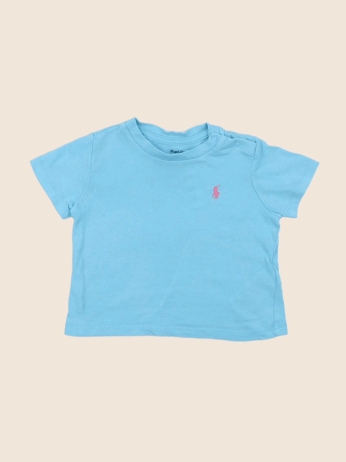 Ralph Lauren - tee-shirt bleu - 6 mois