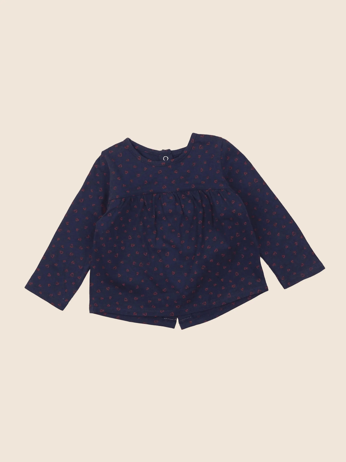 Vertbaudet - tee-shirt bleu - 6 mois