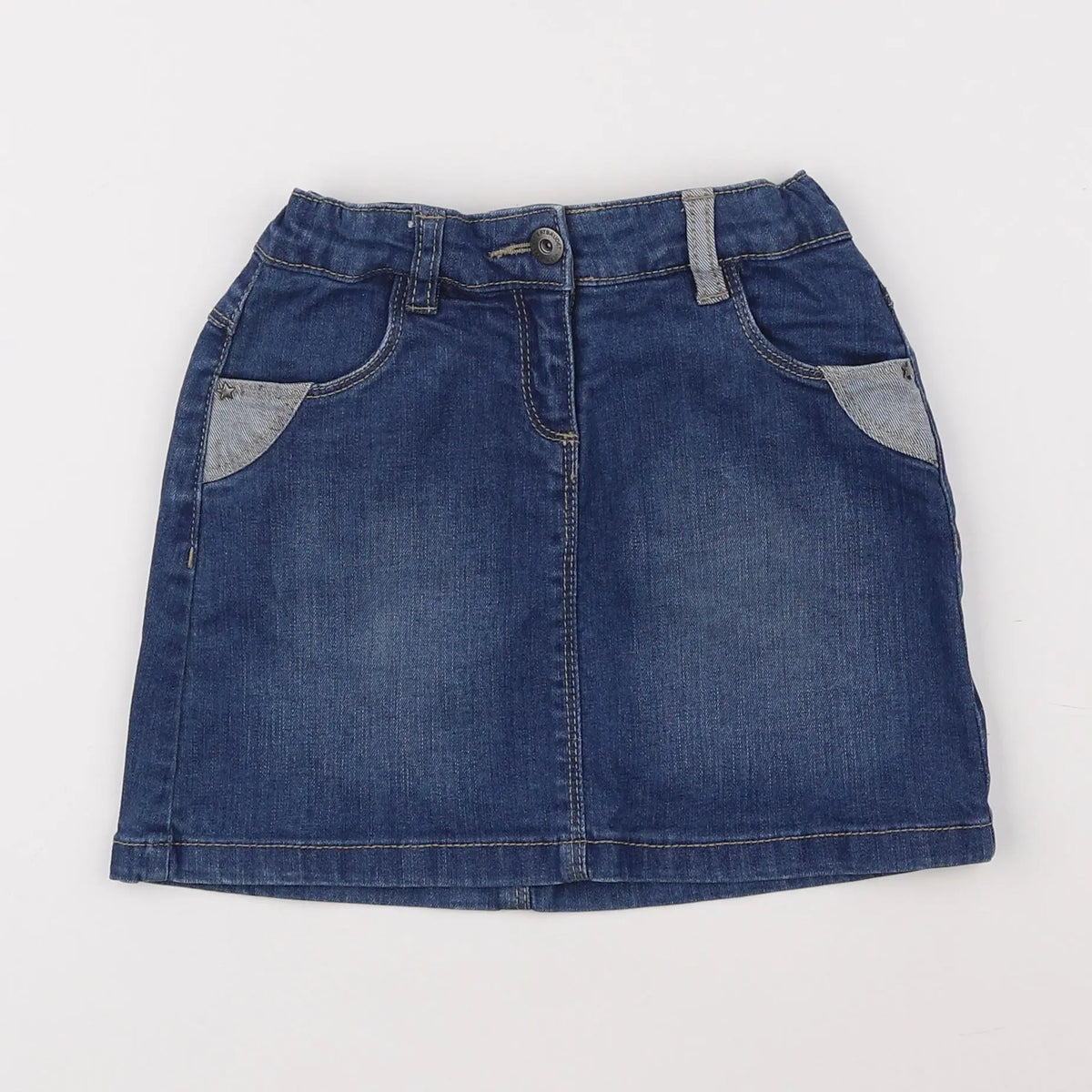 Vertbaudet - jupe bleu - 8 ans