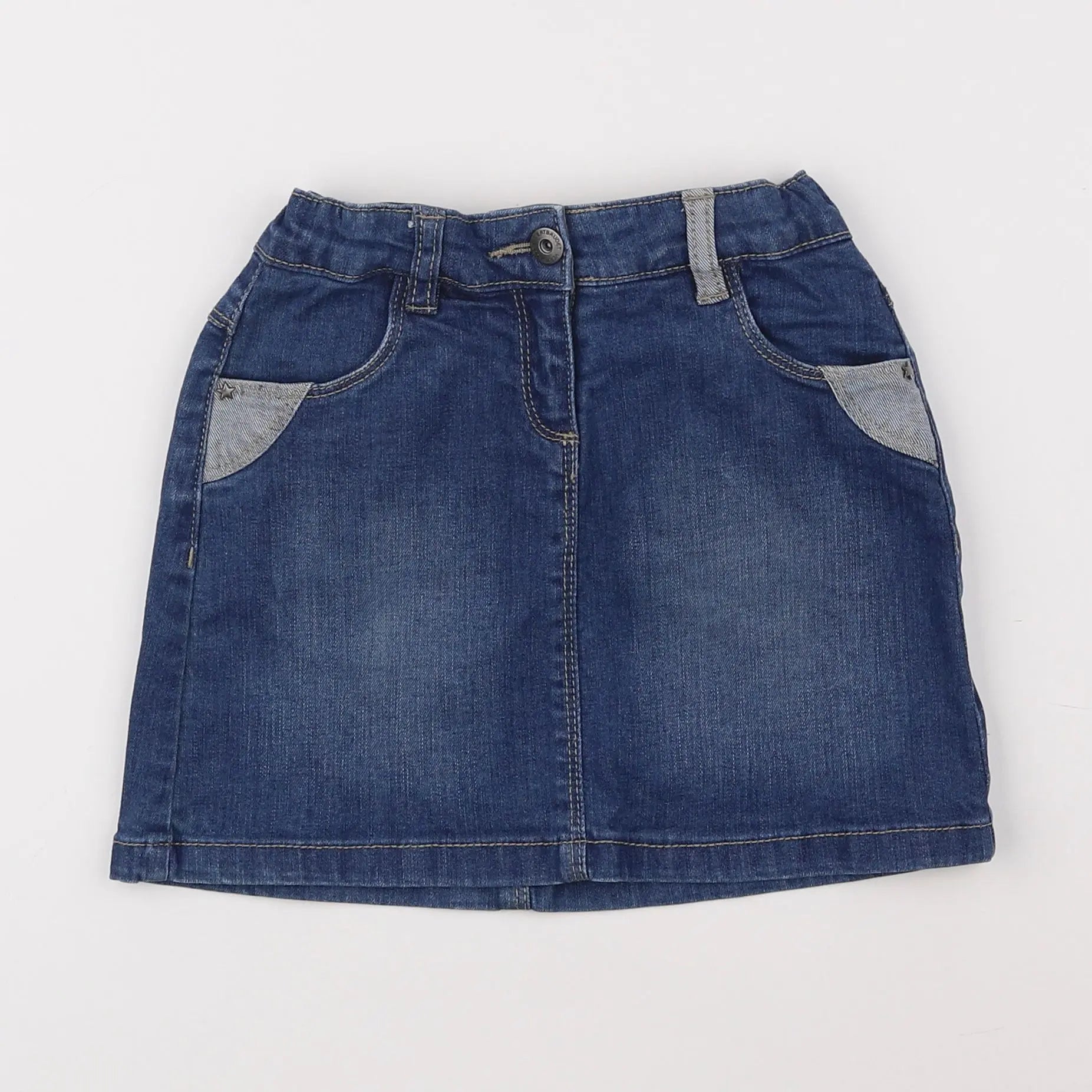 Vertbaudet - jupe bleu - 8 ans