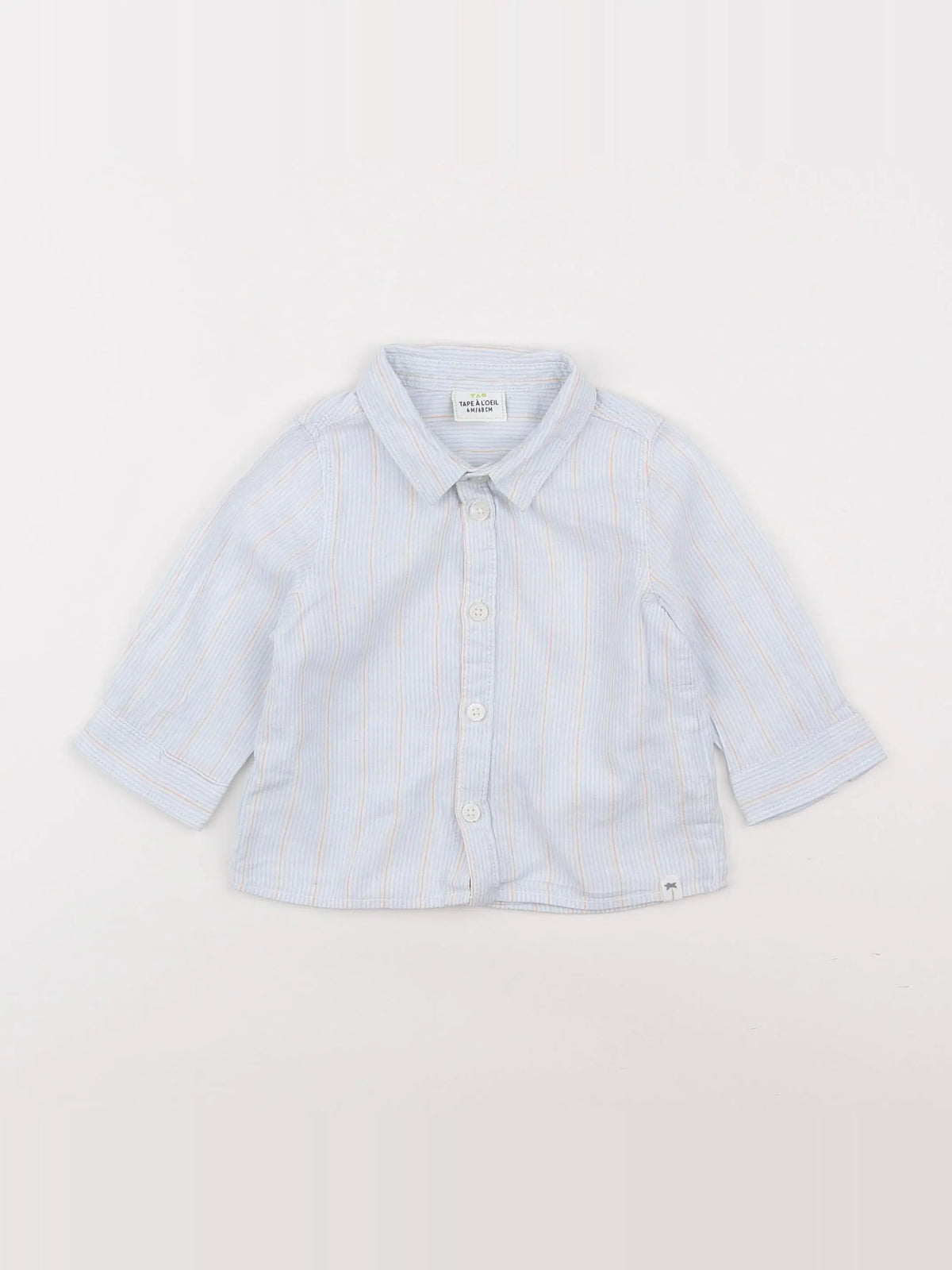 Tape à l'oeil - chemise bleu - 6 mois