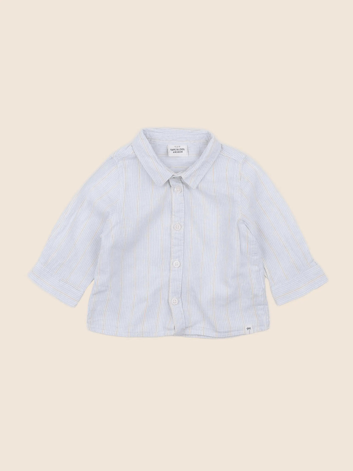 Tape à l'oeil - chemise bleu - 6 mois
