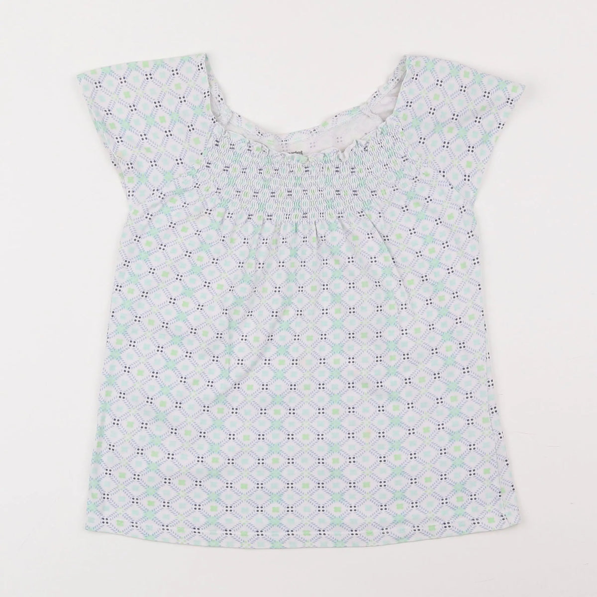 Vertbaudet - tee-shirt blanc - 8 ans