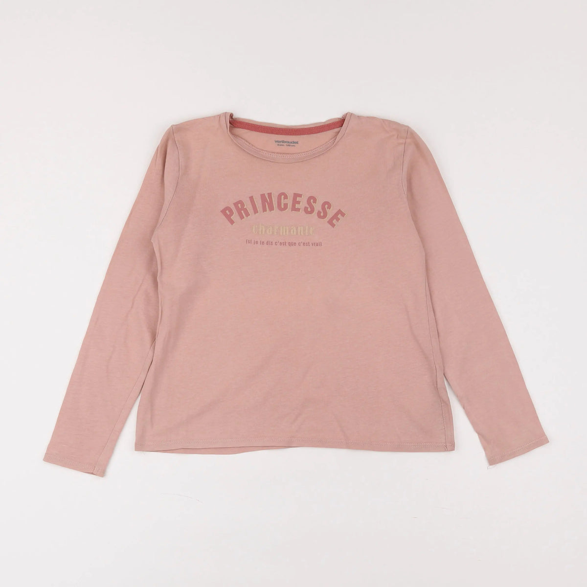 Vertbaudet - tee-shirt rose - 8 ans