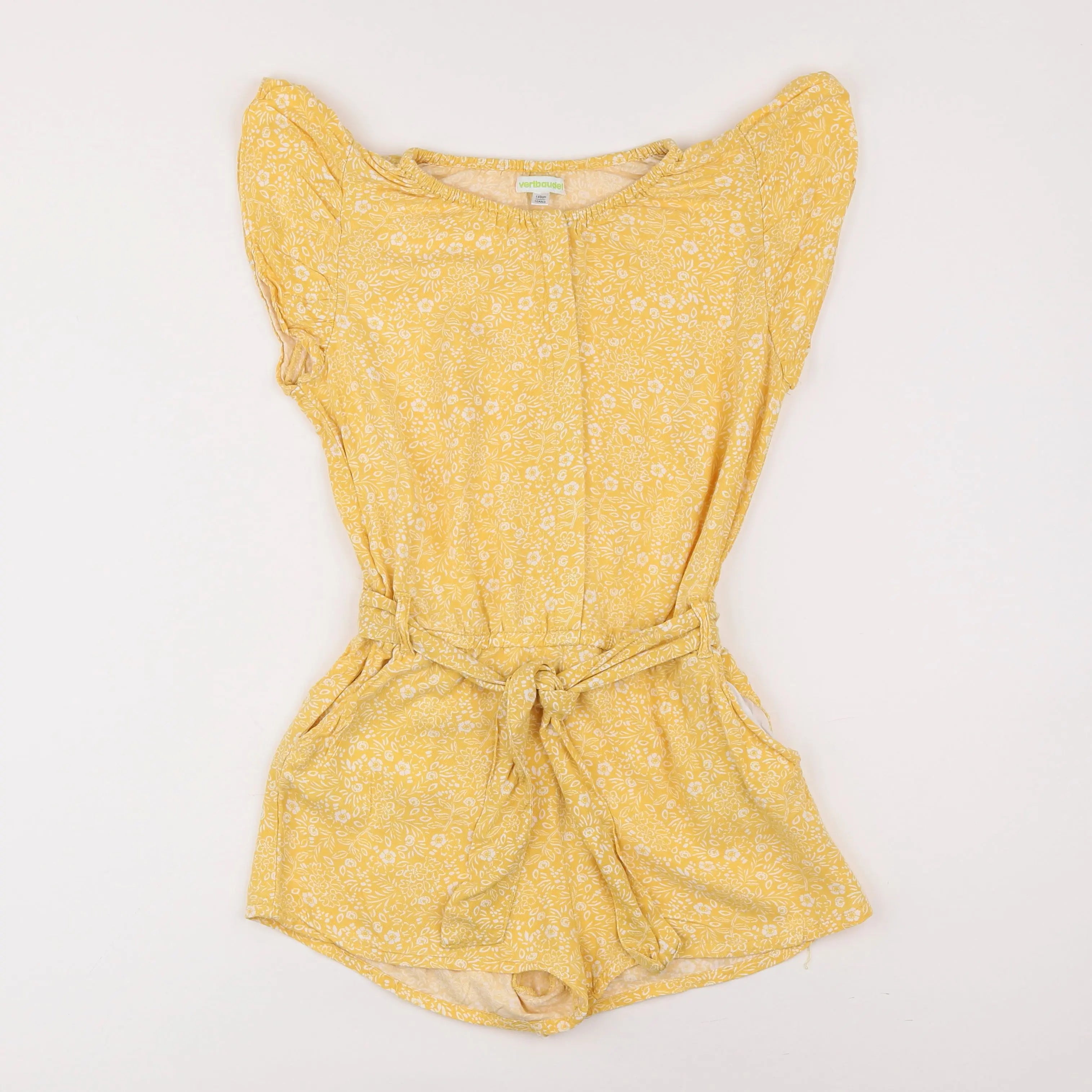 Vertbaudet - combinaison blanc, jaune - 10 ans