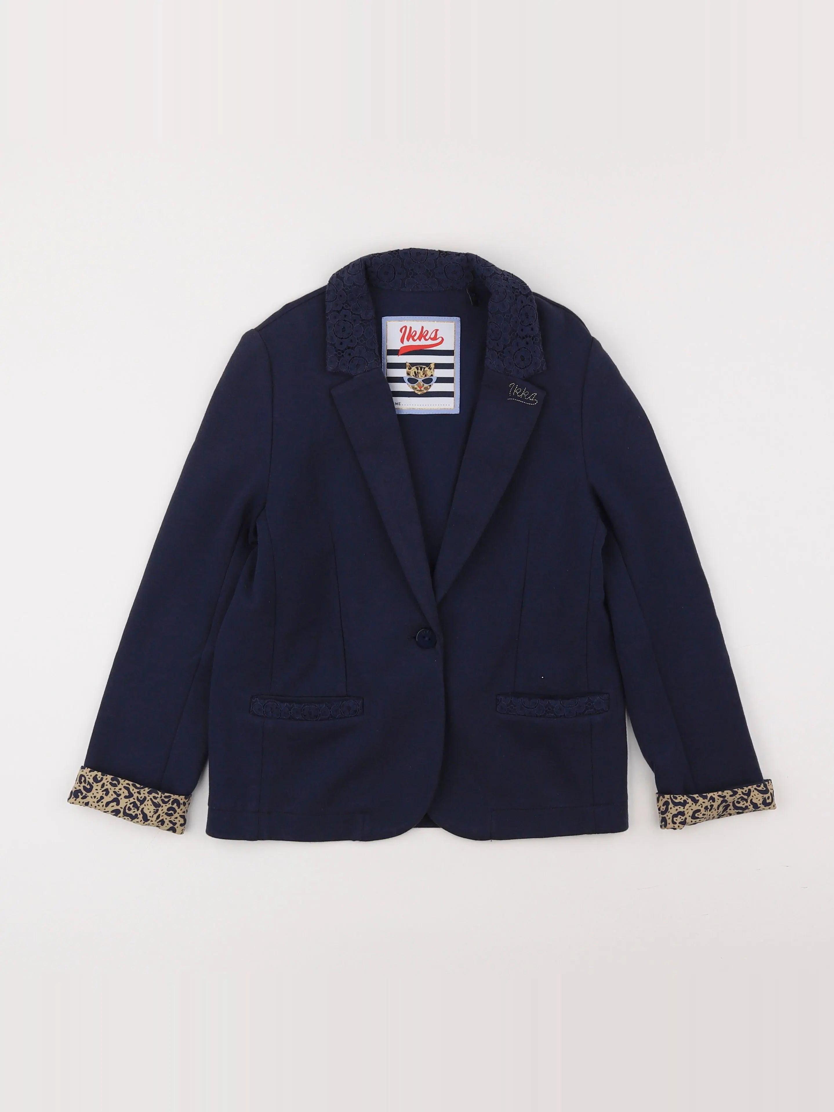 IKKS - veste bleu - 8 ans