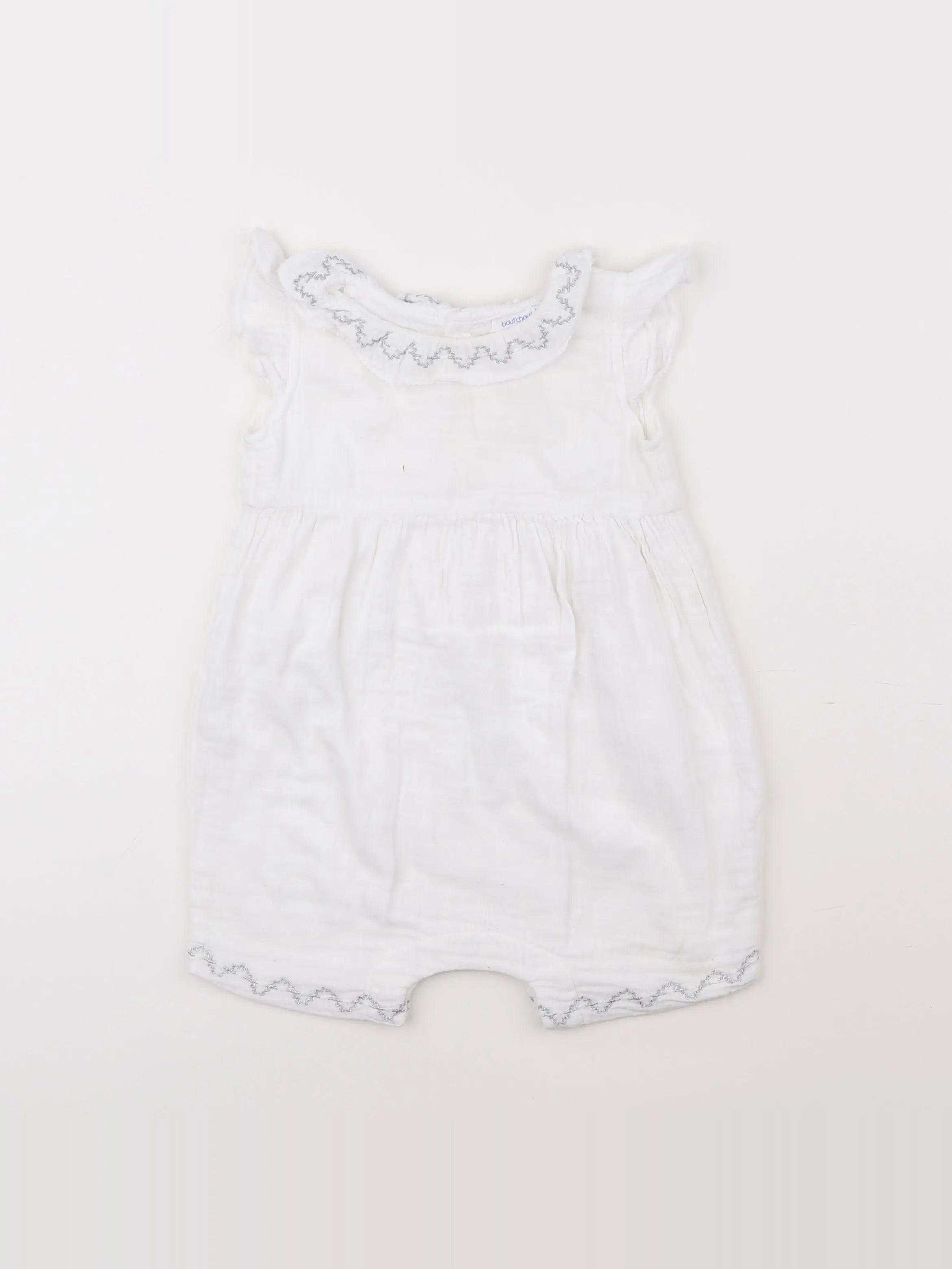 Boutchou - combinaison blanc - 12 mois