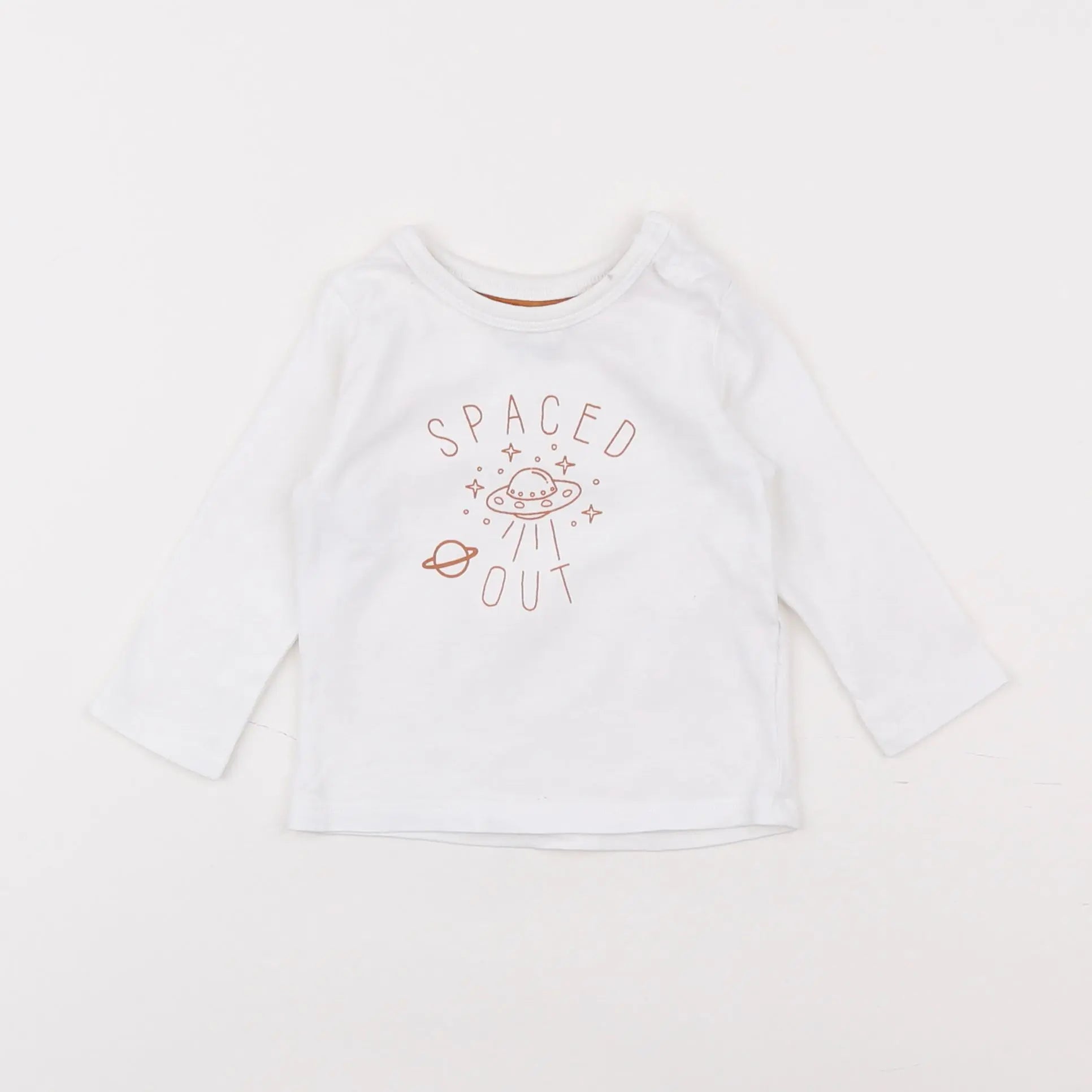 Vertbaudet - tee-shirt blanc - 3 mois