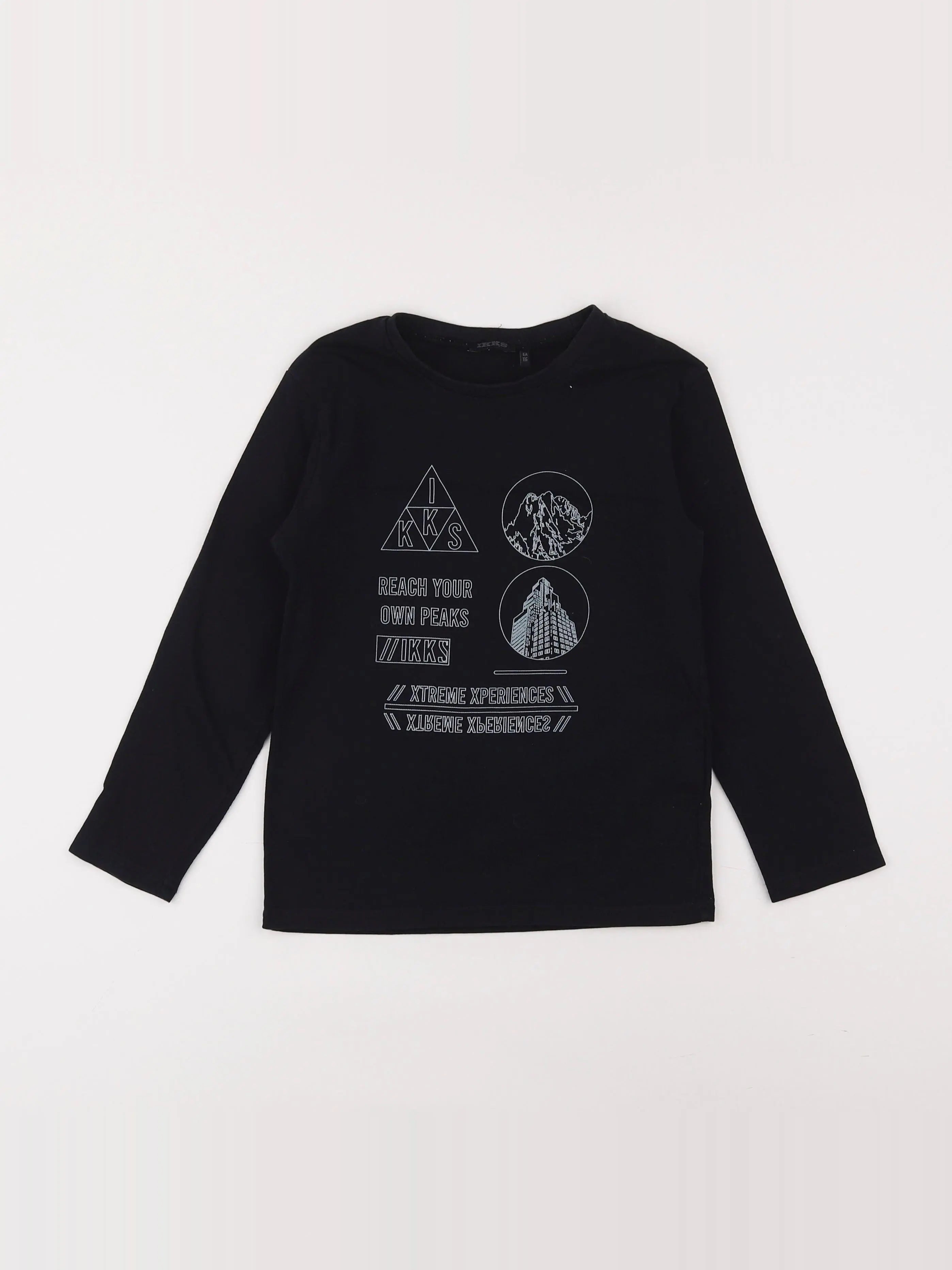 IKKS - tee-shirt noir - 6 ans