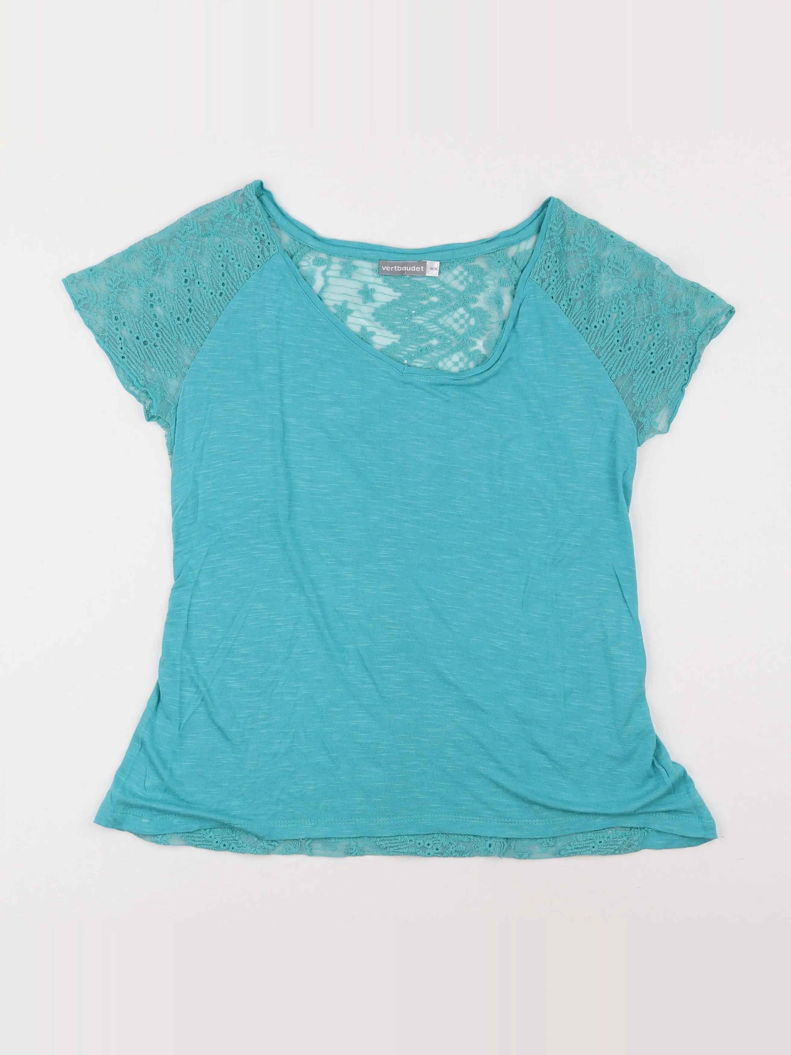 Vertbaudet - tee-shirt grossesse bleu - 34 à 36
