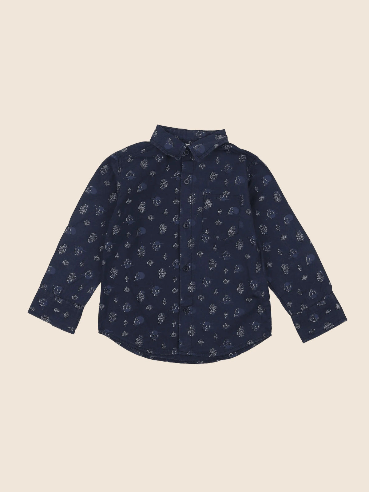 Vertbaudet - chemise bleu - 4 ans