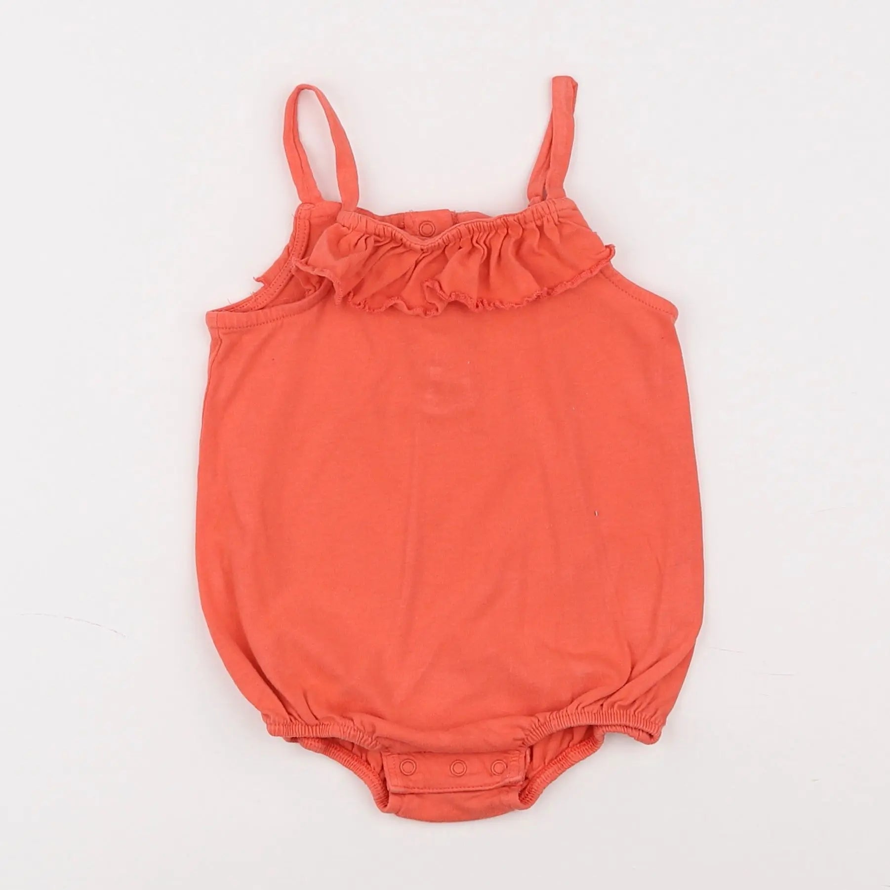 Vertbaudet - combinaison orange - 12 mois