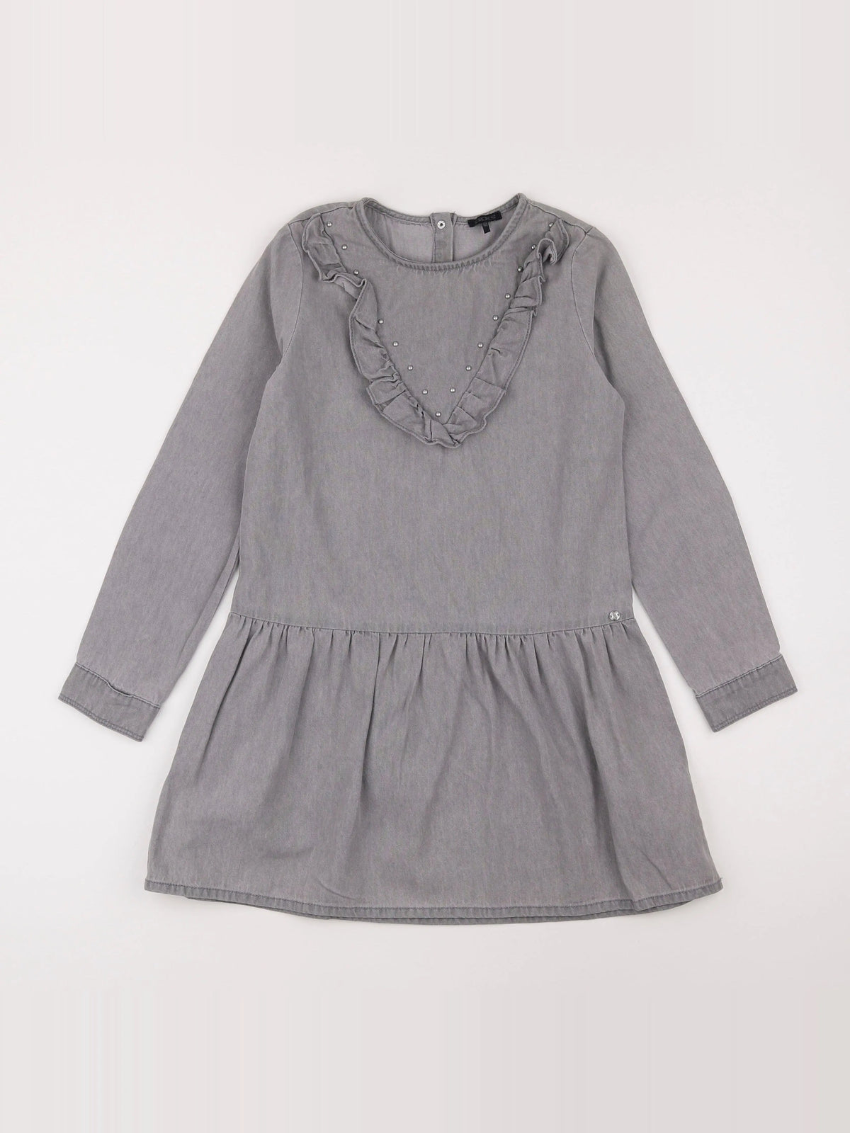 IKKS - robe gris - 10 ans