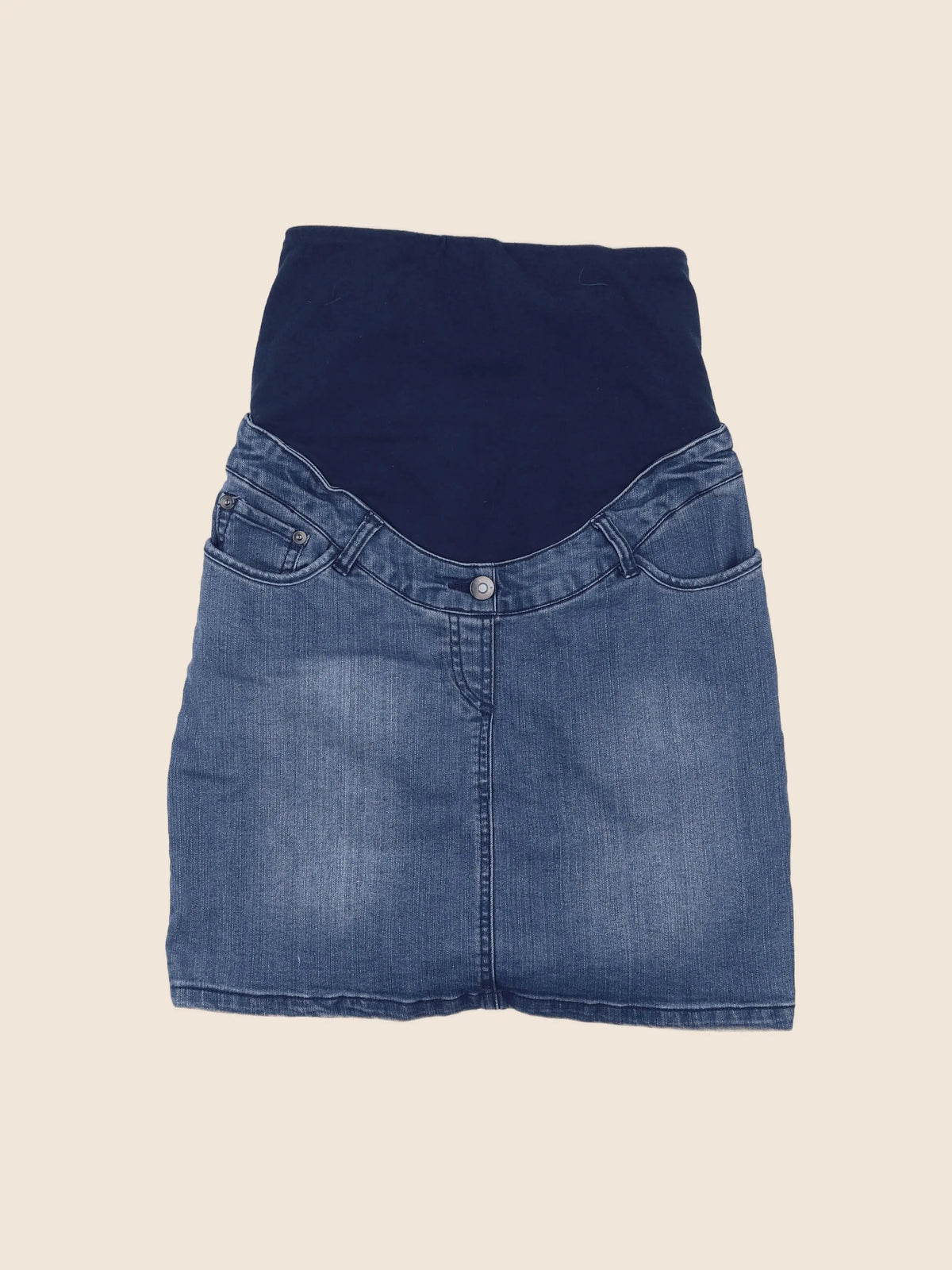 Vertbaudet - jupe grossesse bleu - 34
