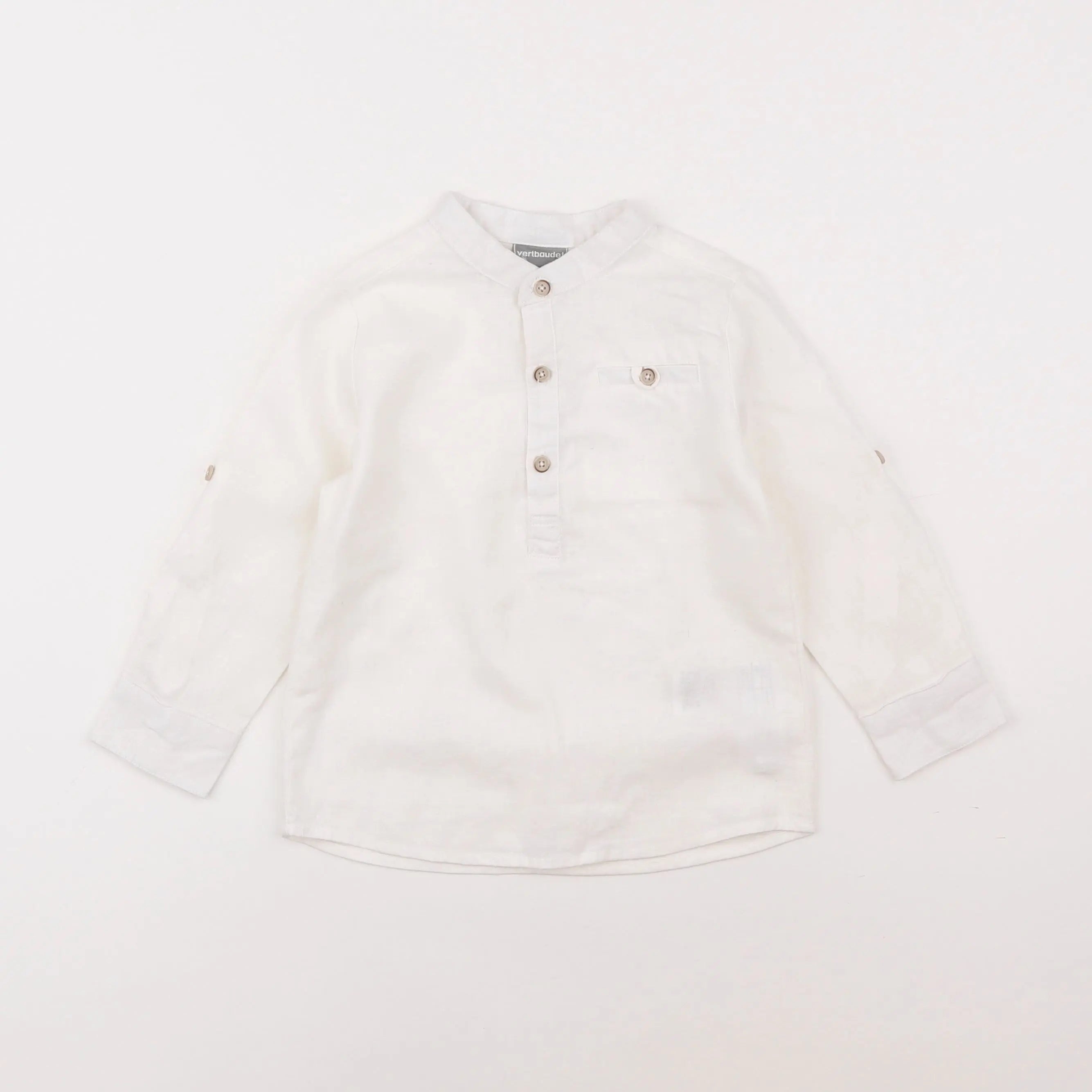 Vertbaudet - chemise blanc - 3 ans