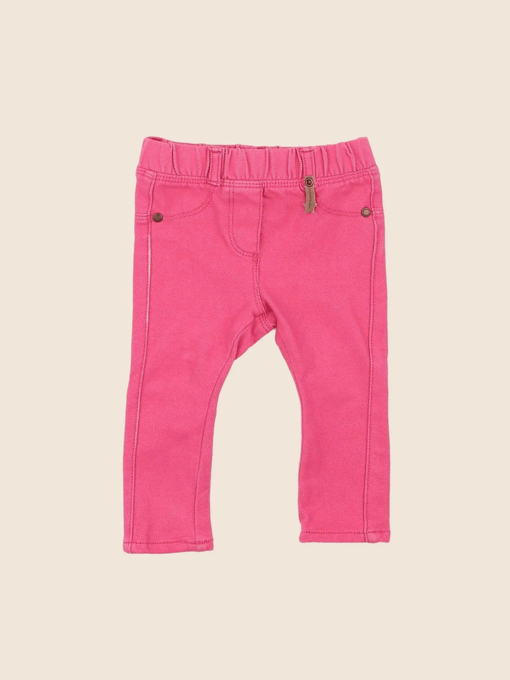 Vertbaudet - jegging rose - 6 mois