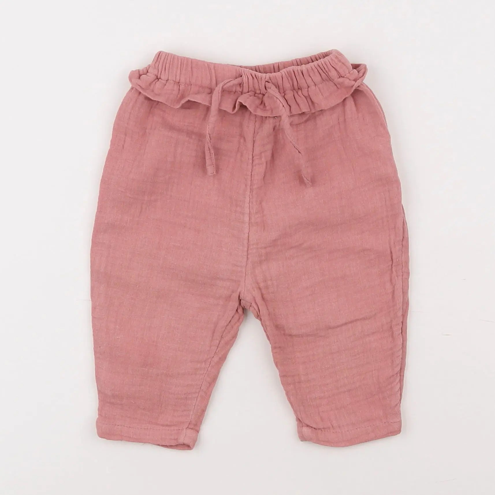 Vertbaudet - pantalon rose - 3 mois