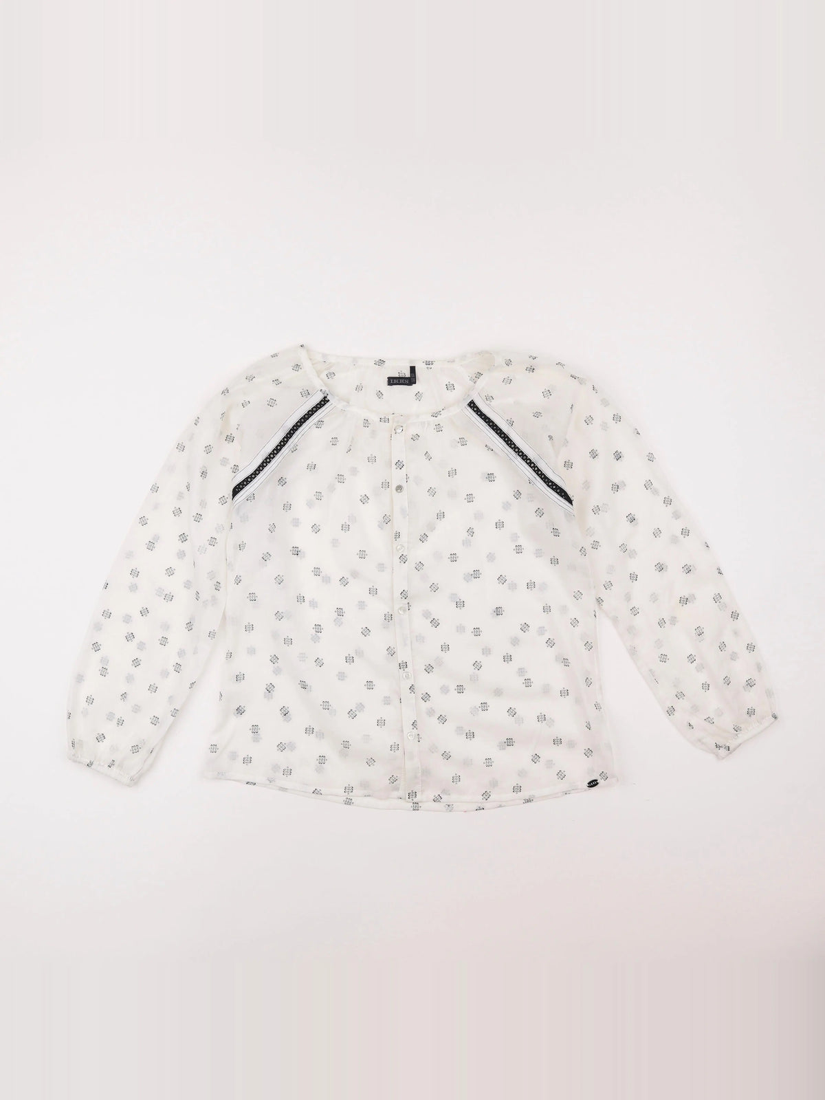 IKKS - blouse blanc - 10 ans