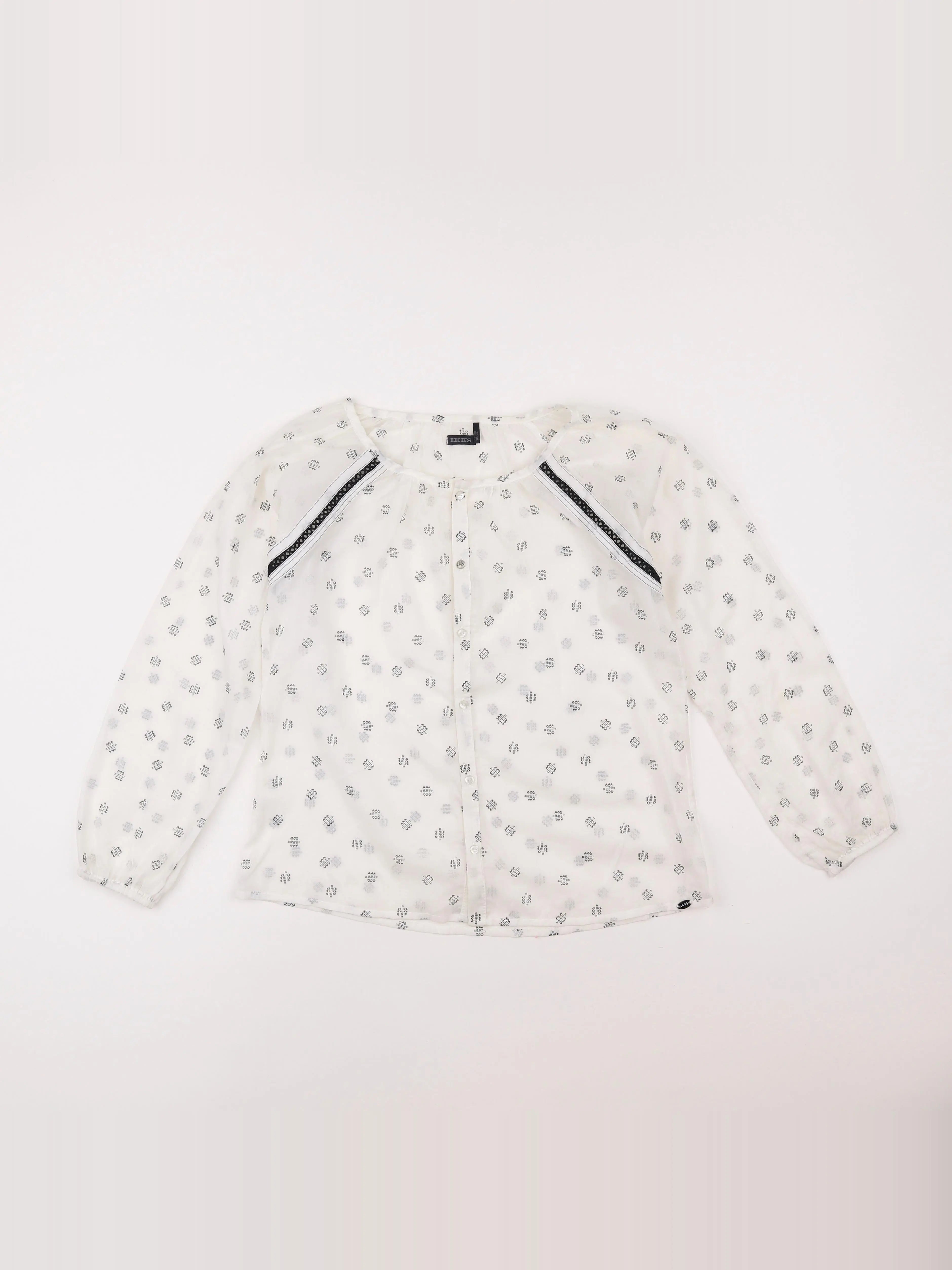 IKKS - blouse blanc - 10 ans