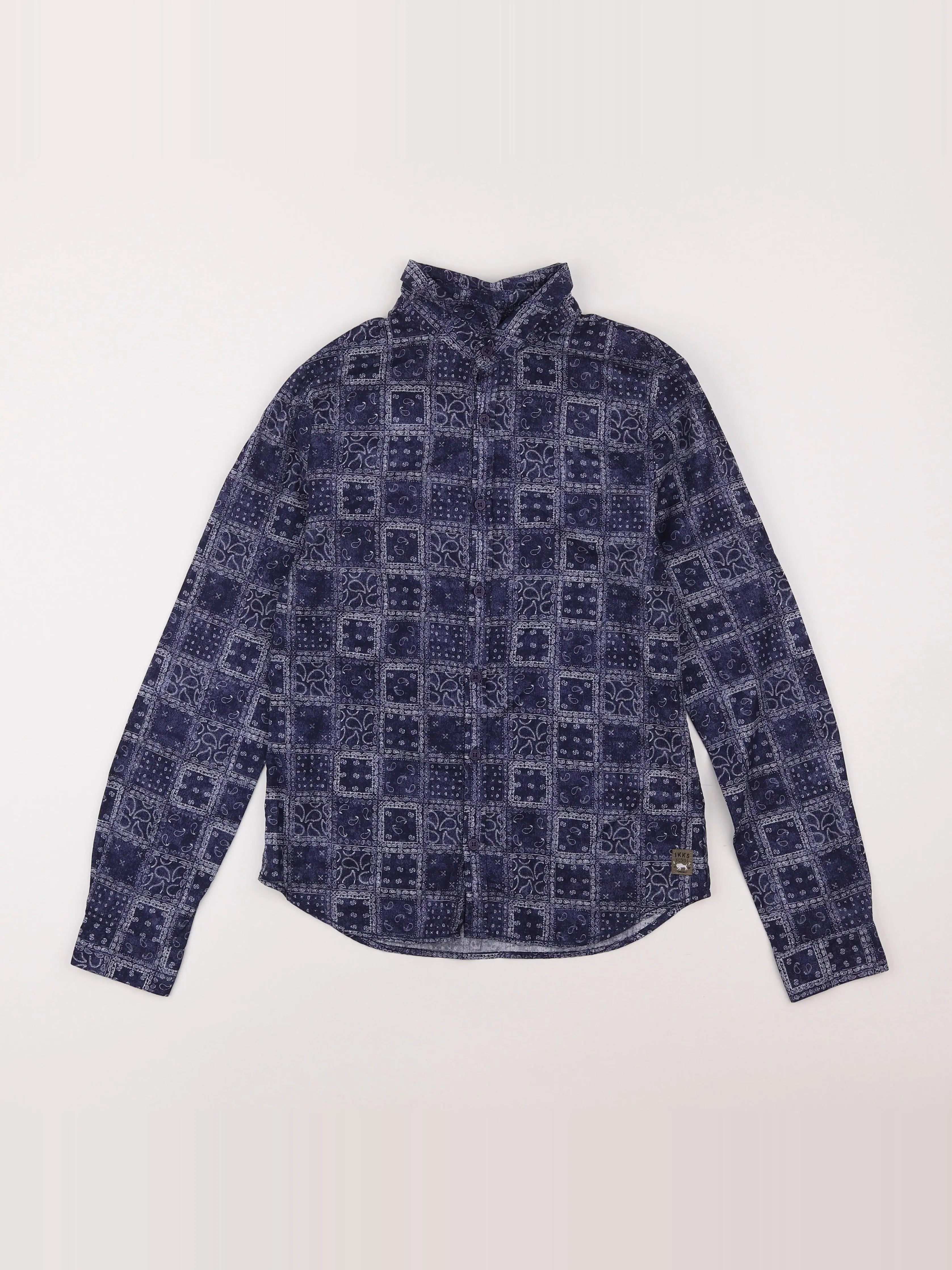 IKKS - chemise bleu - 12 ans