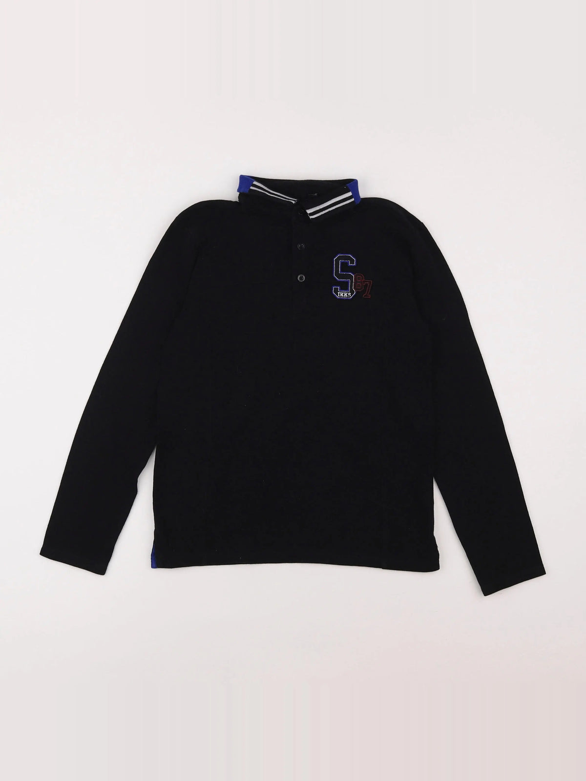 IKKS - polo noir - 10 ans