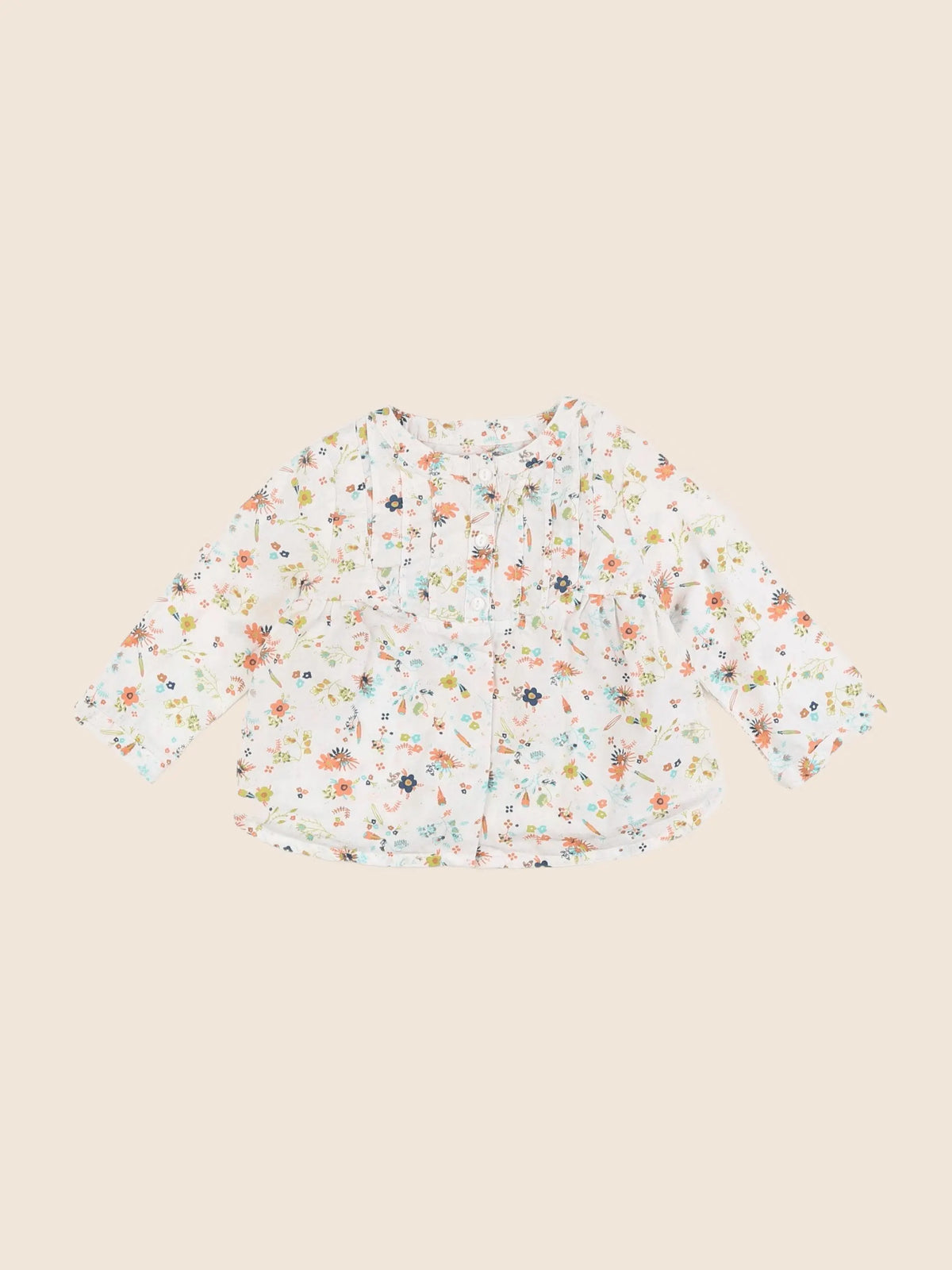 Vertbaudet - blouse multicolore - 9 mois