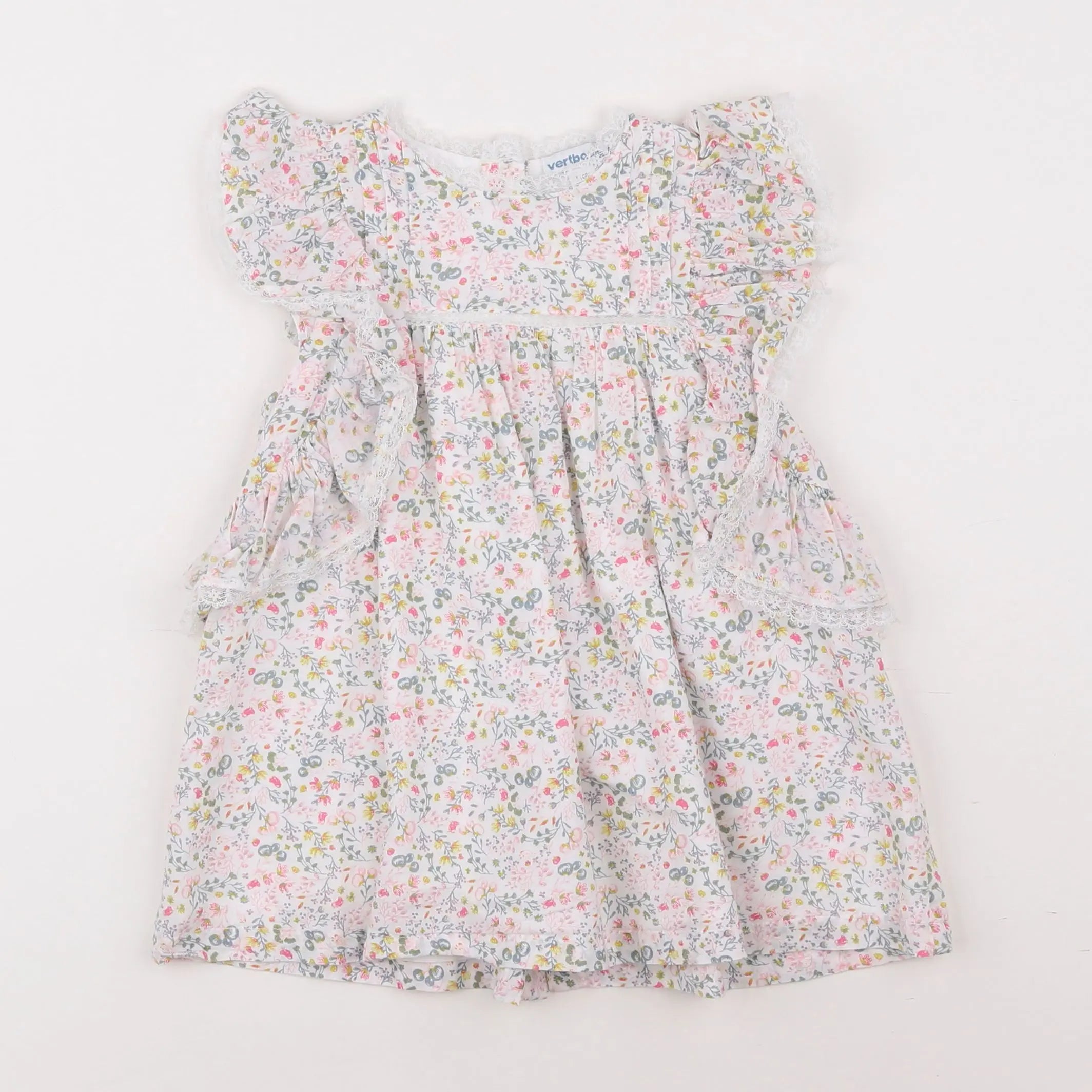Vertbaudet - robe multicolore - 18 mois