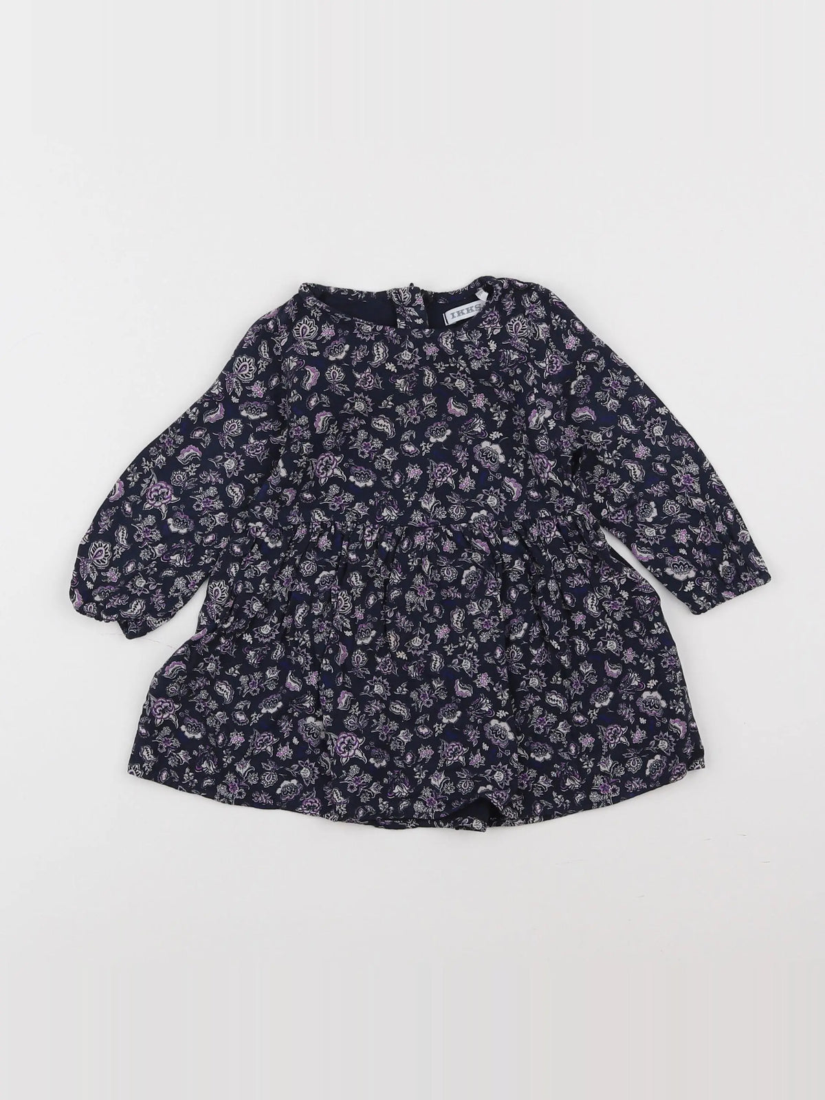 IKKS - robe violet - 12 mois