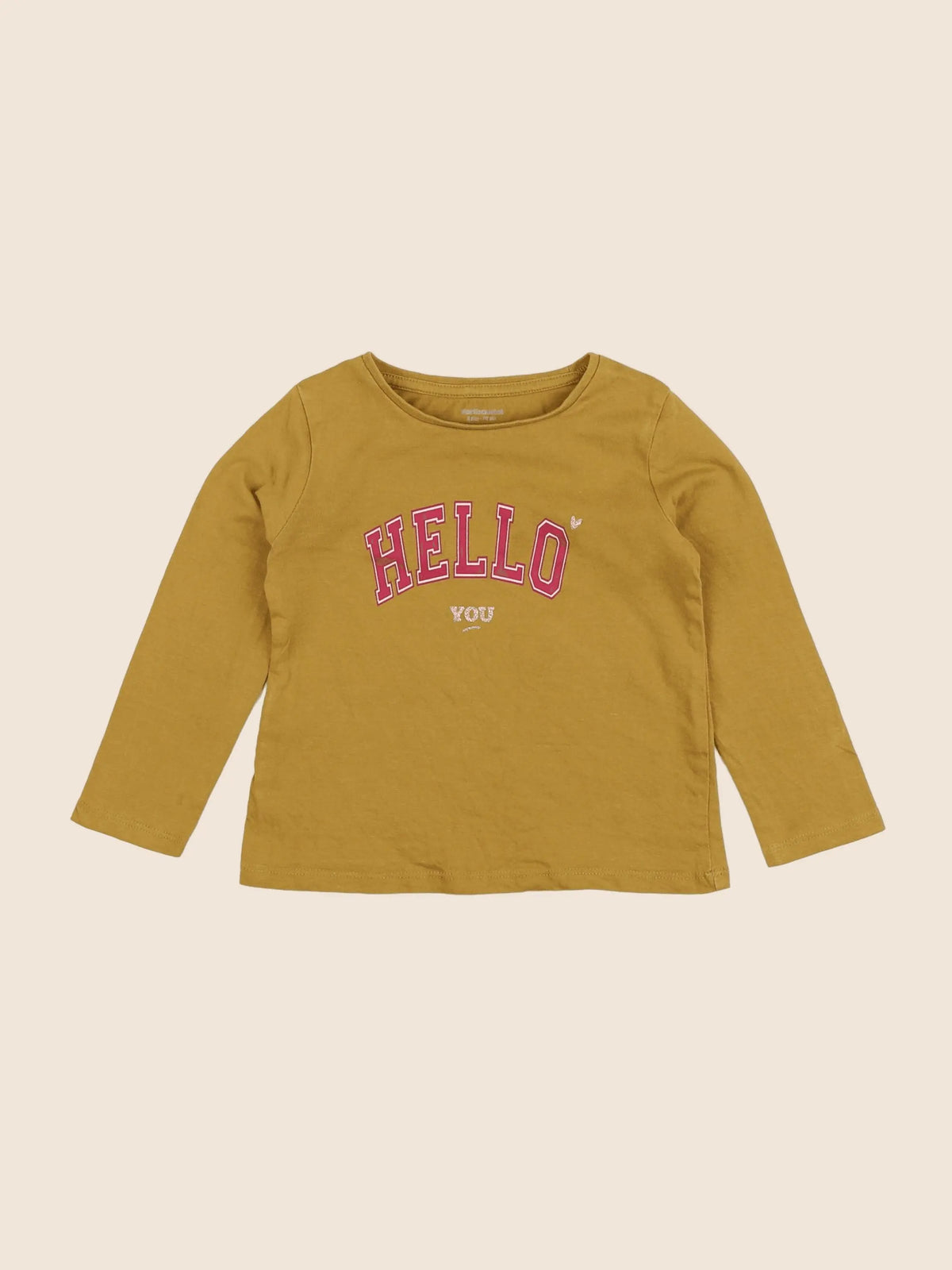 Vertbaudet - tee-shirt marron - 3 ans