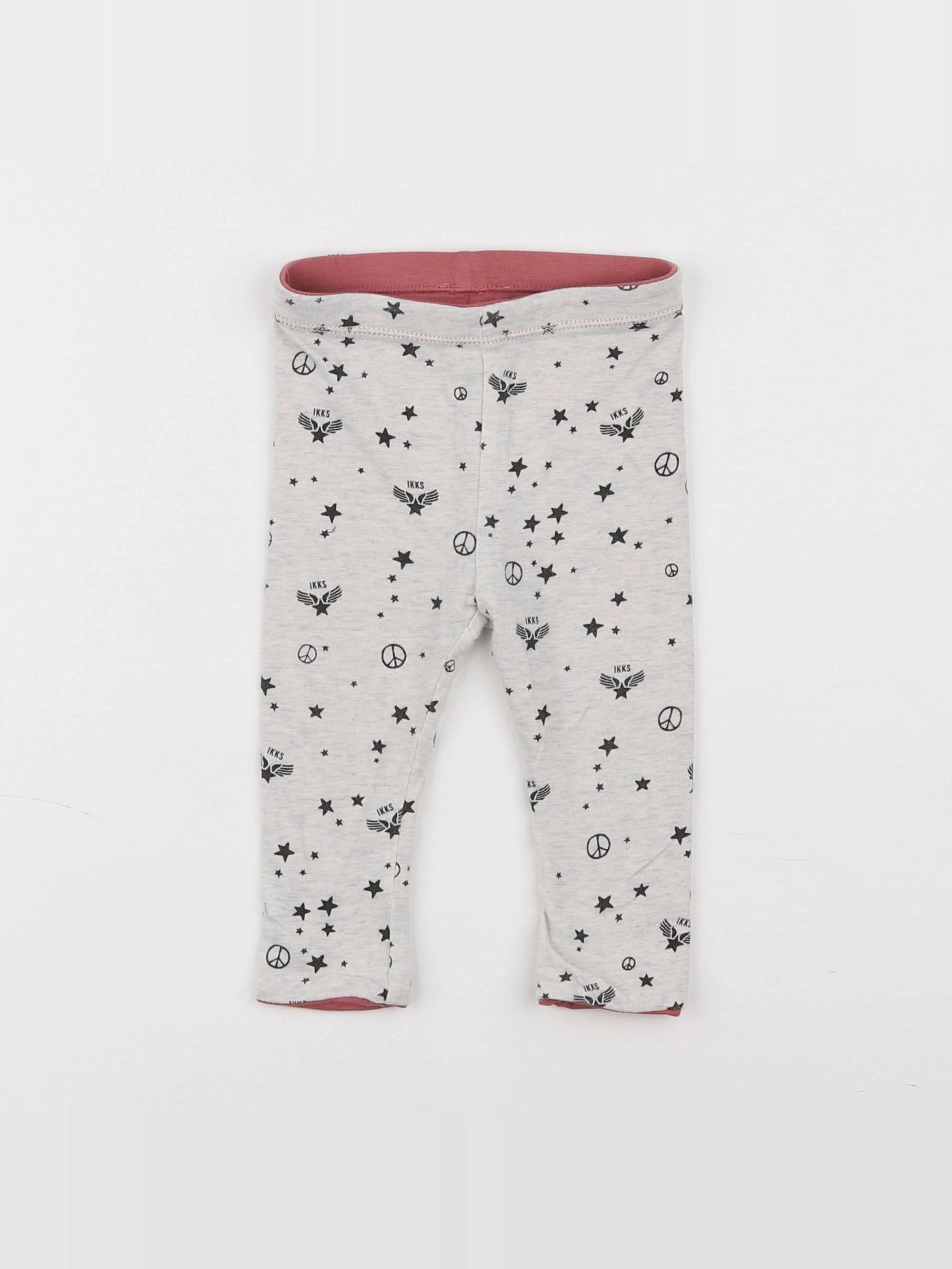 IKKS - legging beige - 6 mois