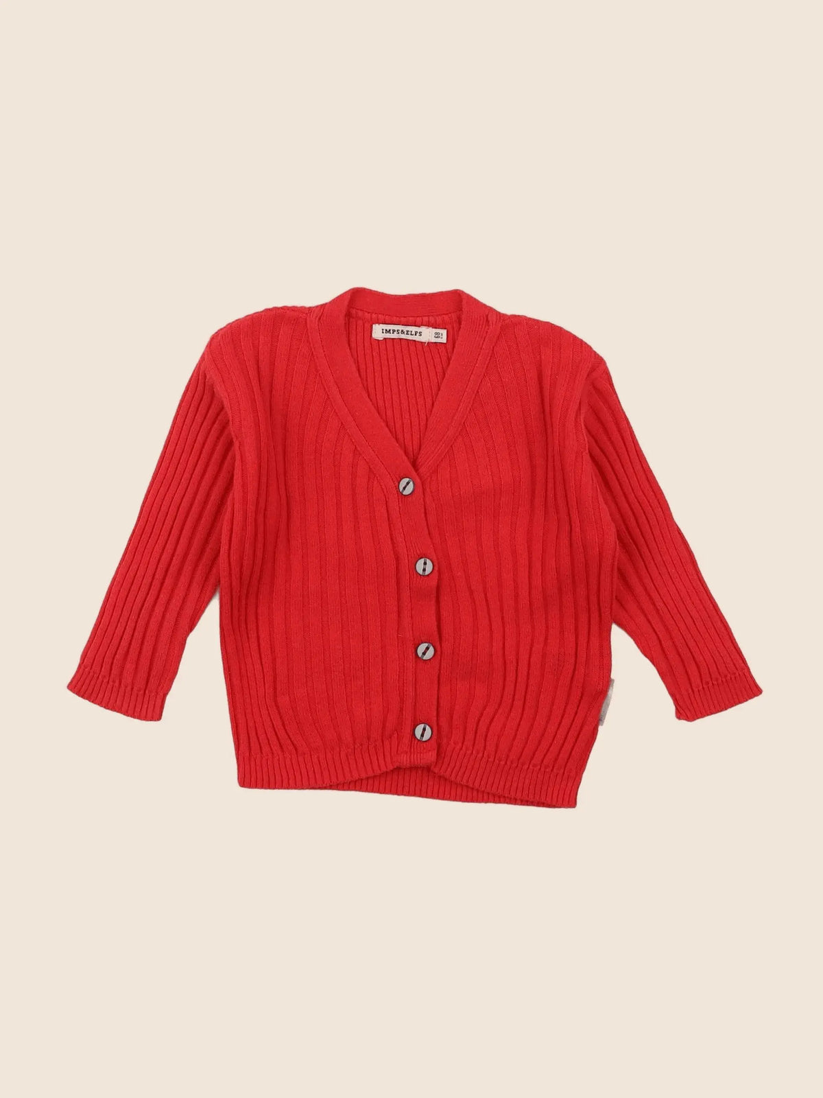 Imps & Elfs - gilet rouge - 6 mois