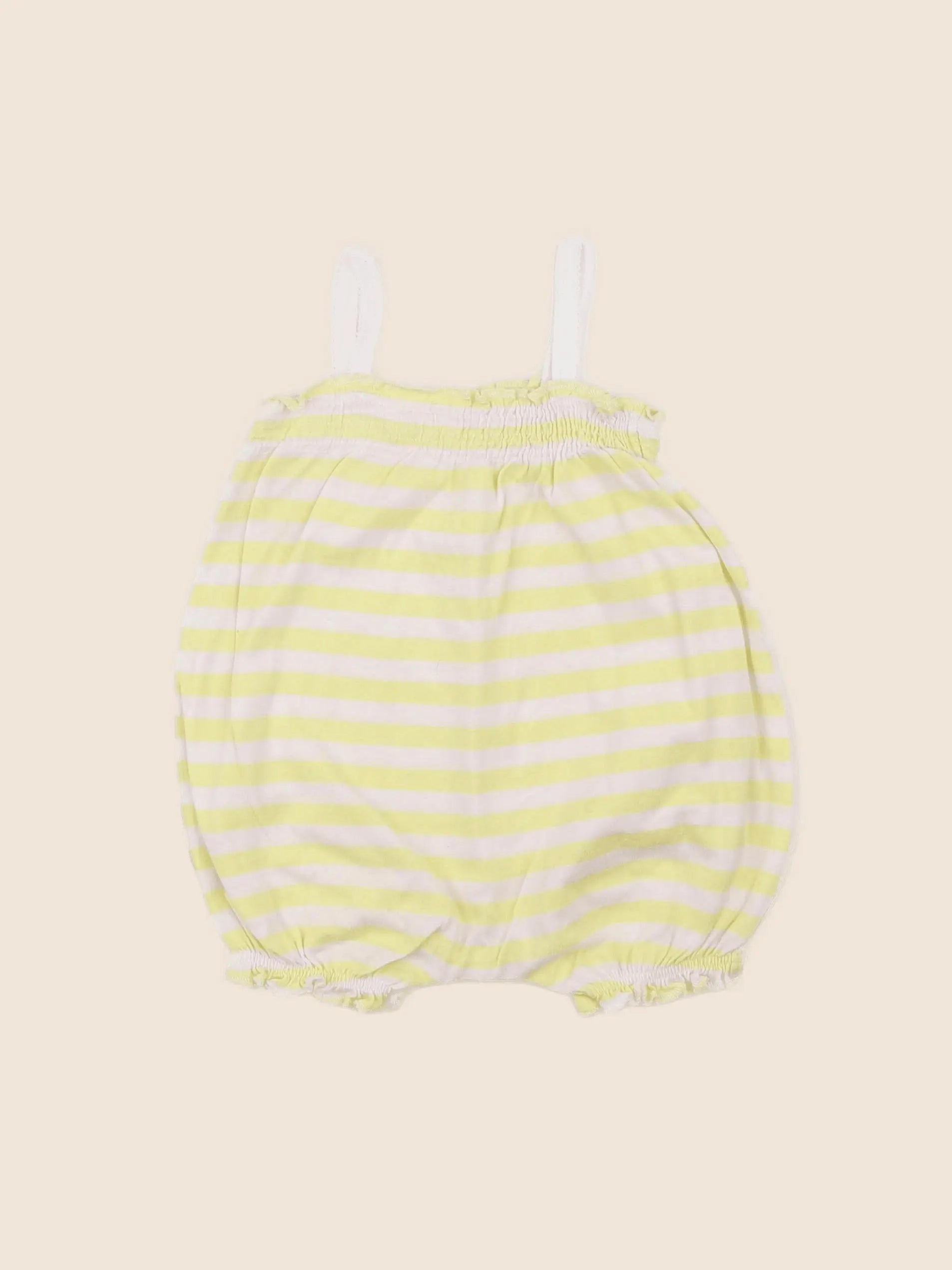 Petit Bateau - combinaison jaune - 6 mois