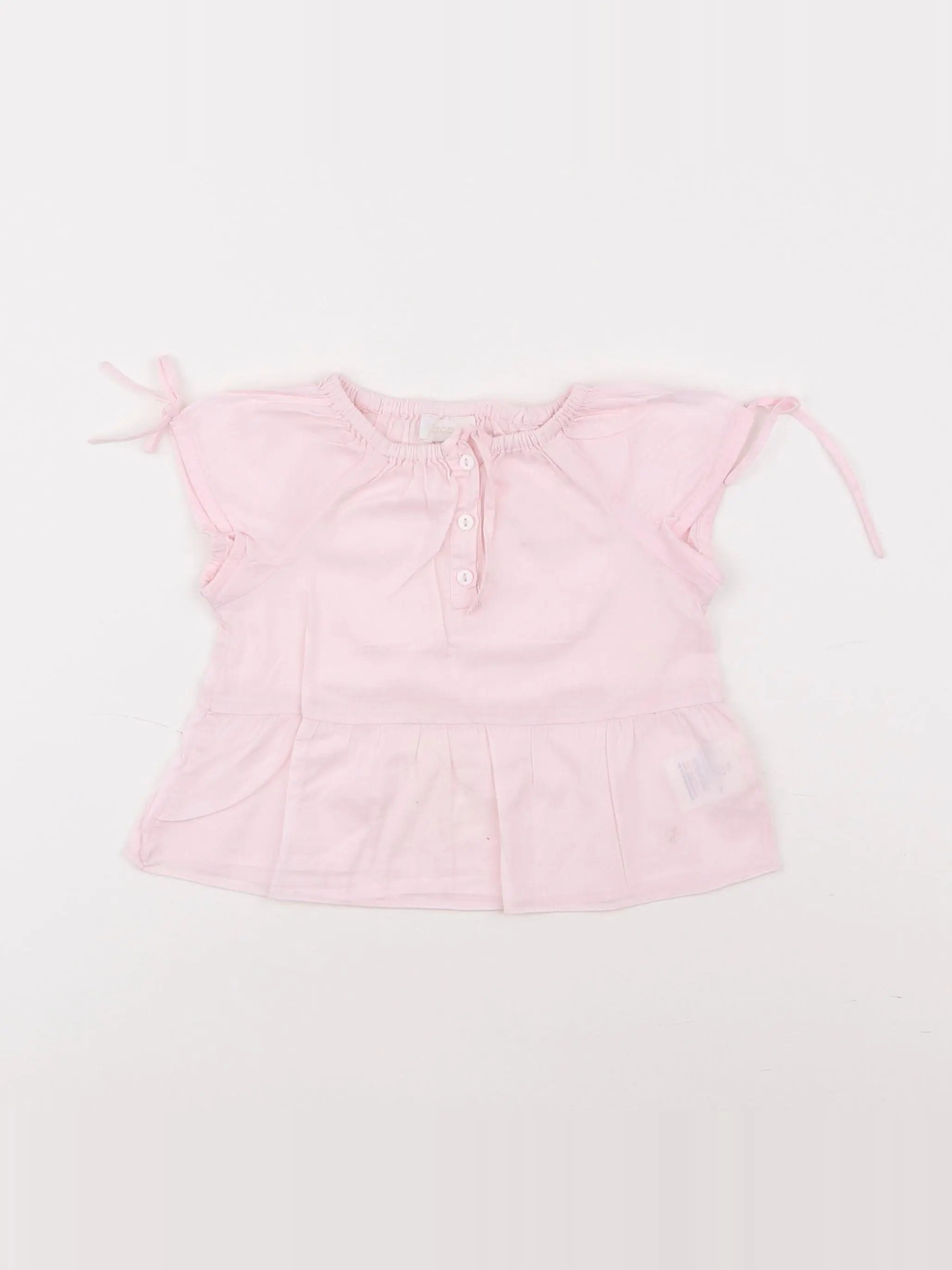 Jacadi - blouse rose - 12 mois