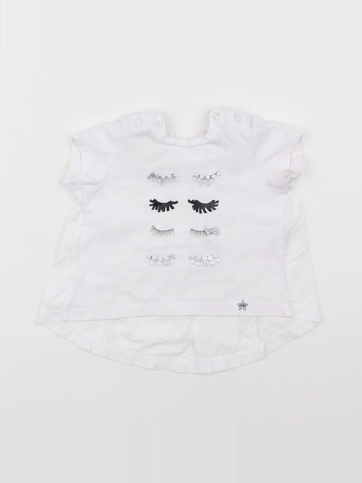 IKKS - tee-shirt blanc - 6 mois