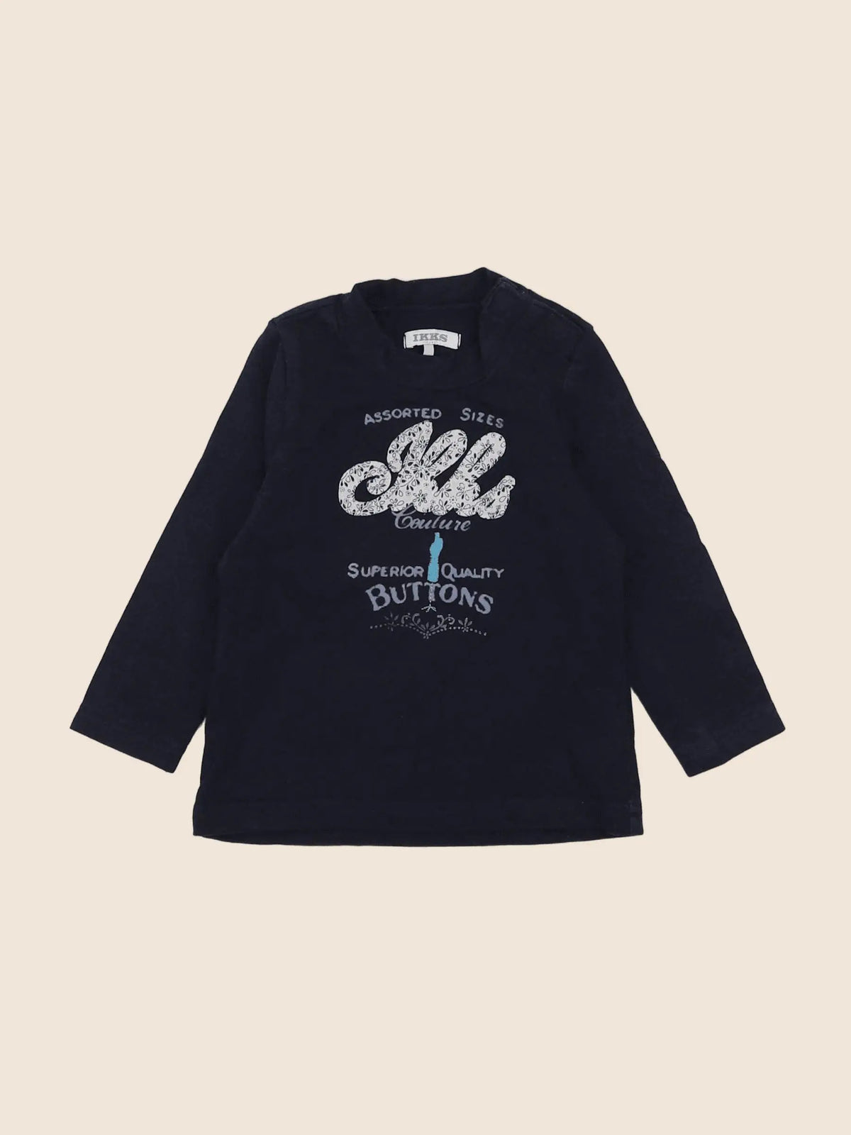 IKKS - sous-pull bleu - 6 mois