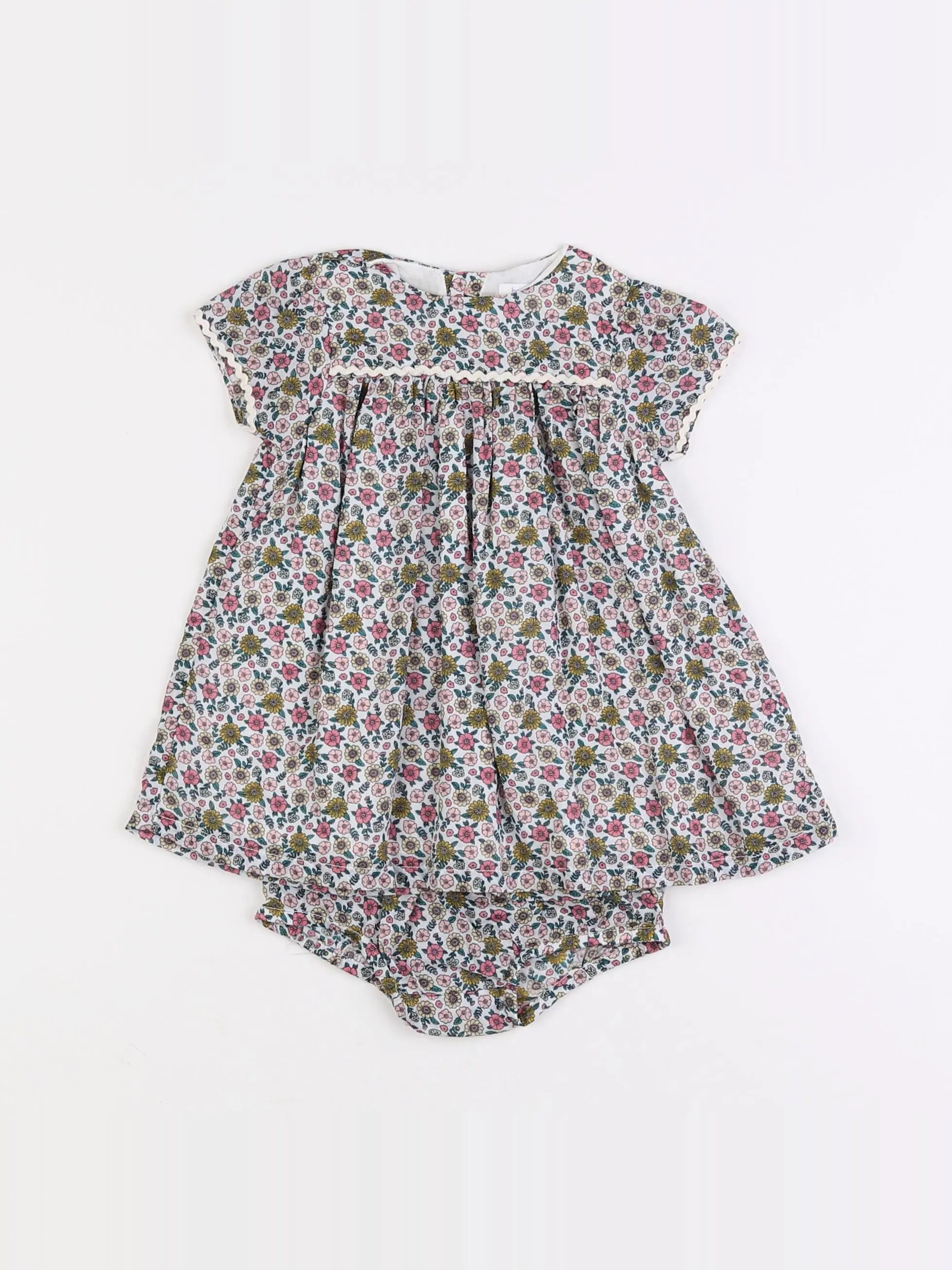 Boutchou - robe multicolore - 3 mois