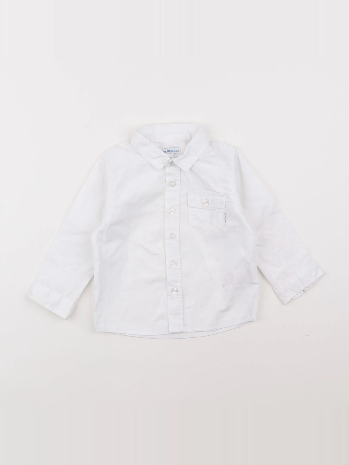 Vertbaudet - chemise blanc - 18 mois