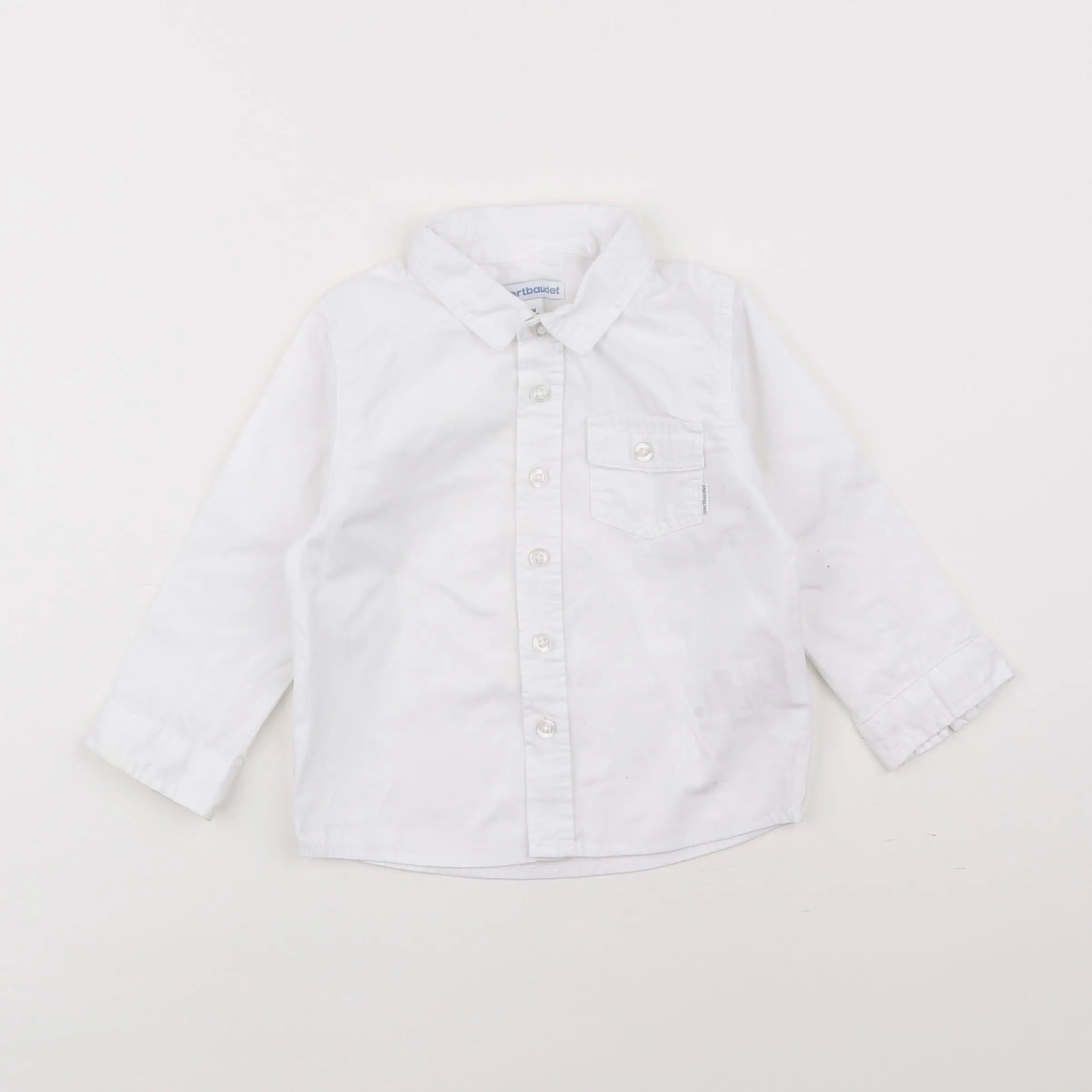 Vertbaudet - chemise blanc - 18 mois