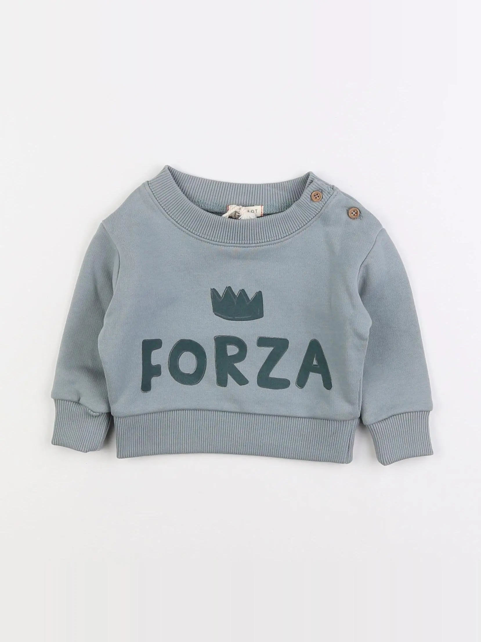 Marlot Paris - sweat gris - 6 mois