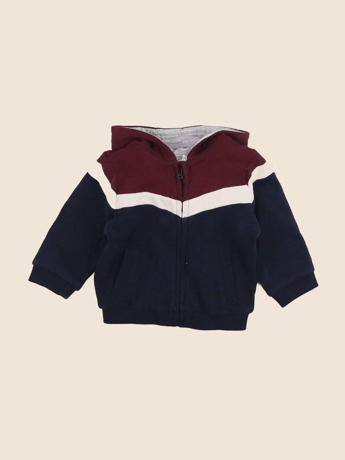 Vertbaudet - sweat bleu - 6 mois