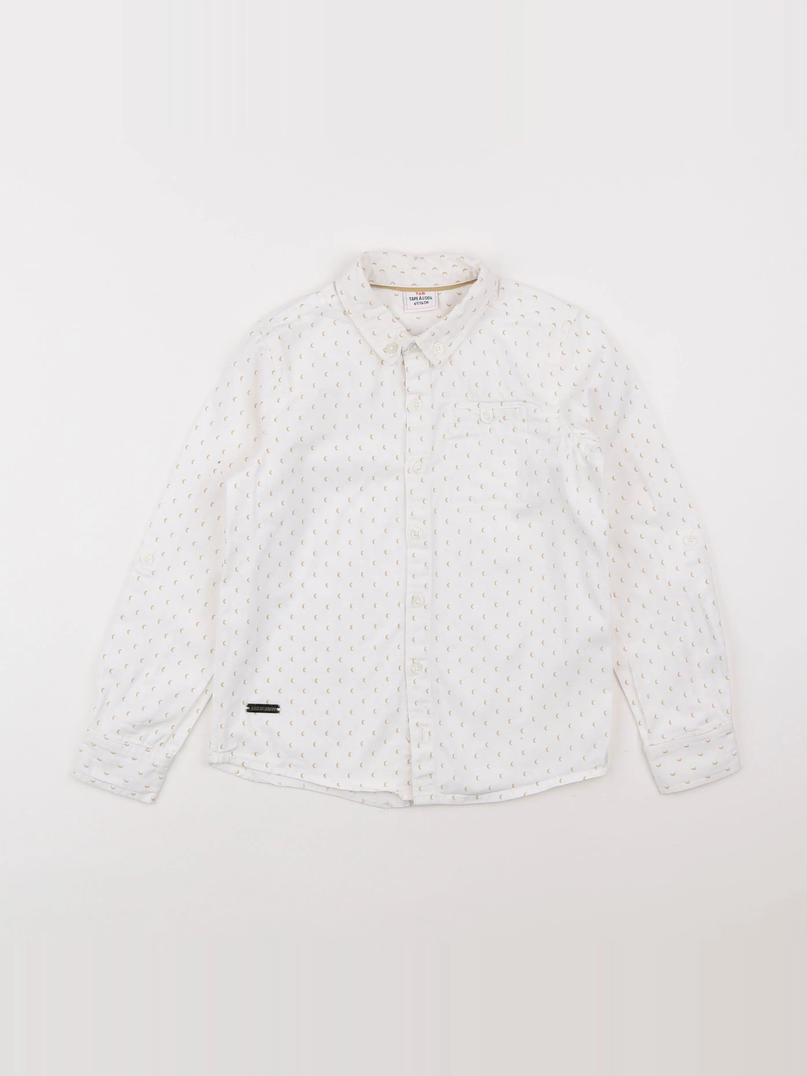 Tape à l'oeil - chemise blanc - 6 ans