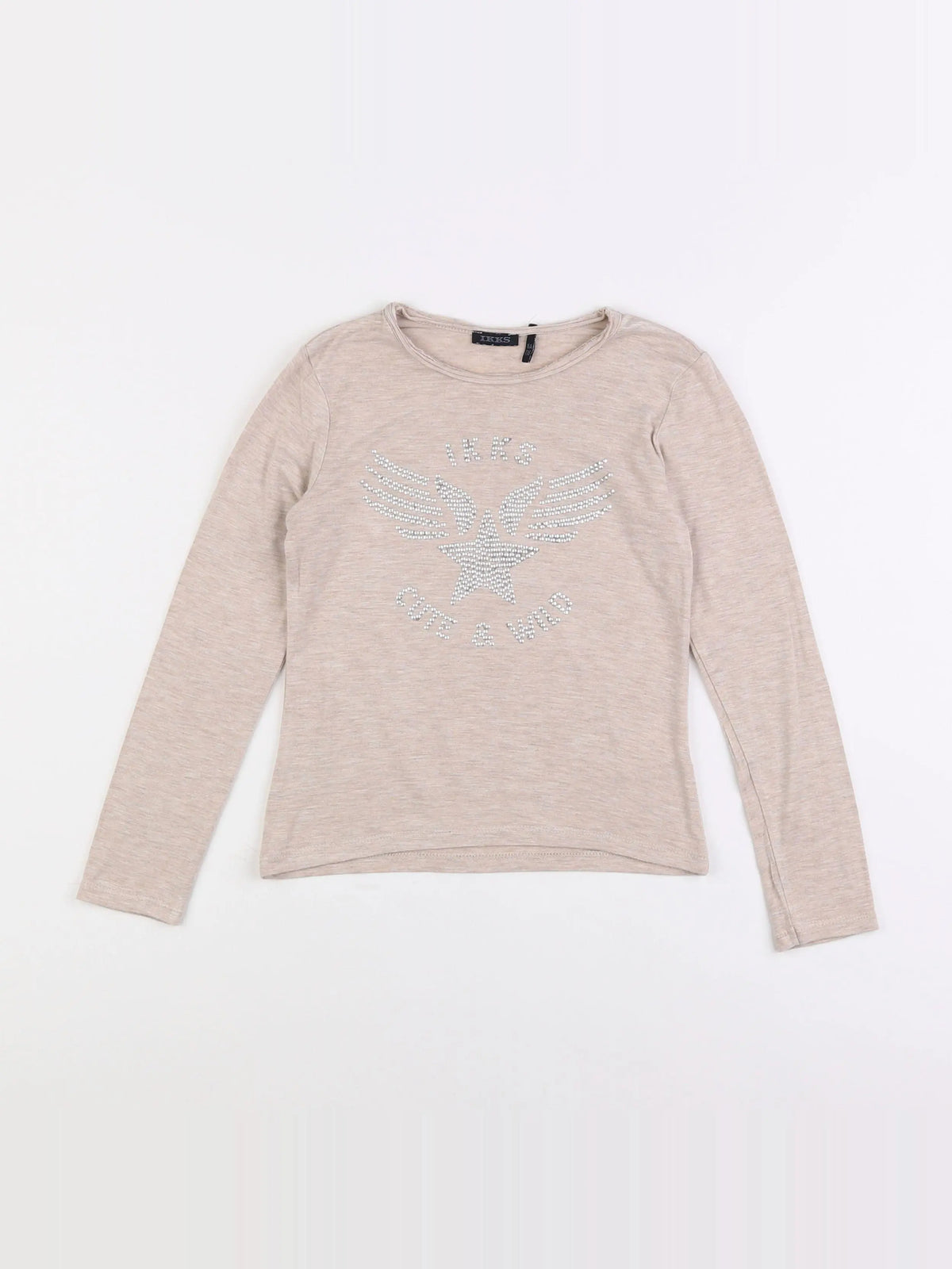 IKKS - tee-shirt beige - 6 ans