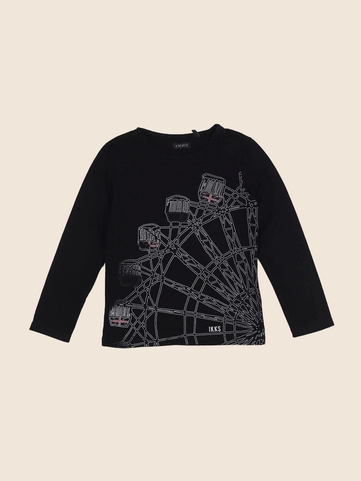 IKKS - tee-shirt noir - 3 ans