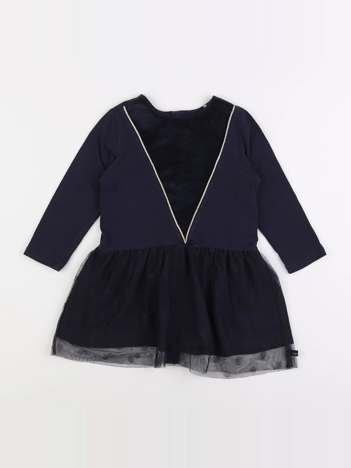 IKKS - robe bleu - 2 ans